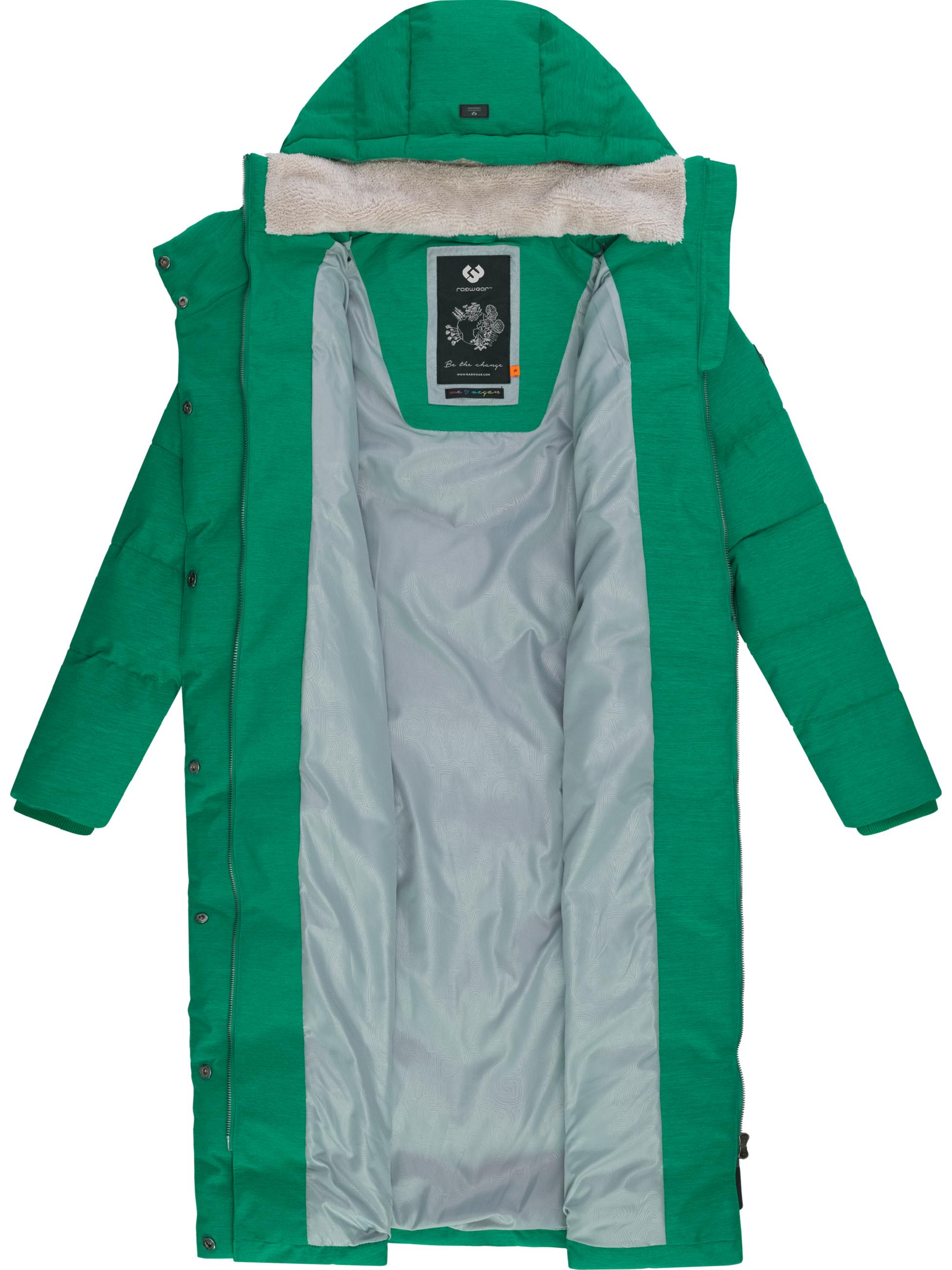 wasserdichter Winter Steppmantel "Pavla Long" Emerald Green25
