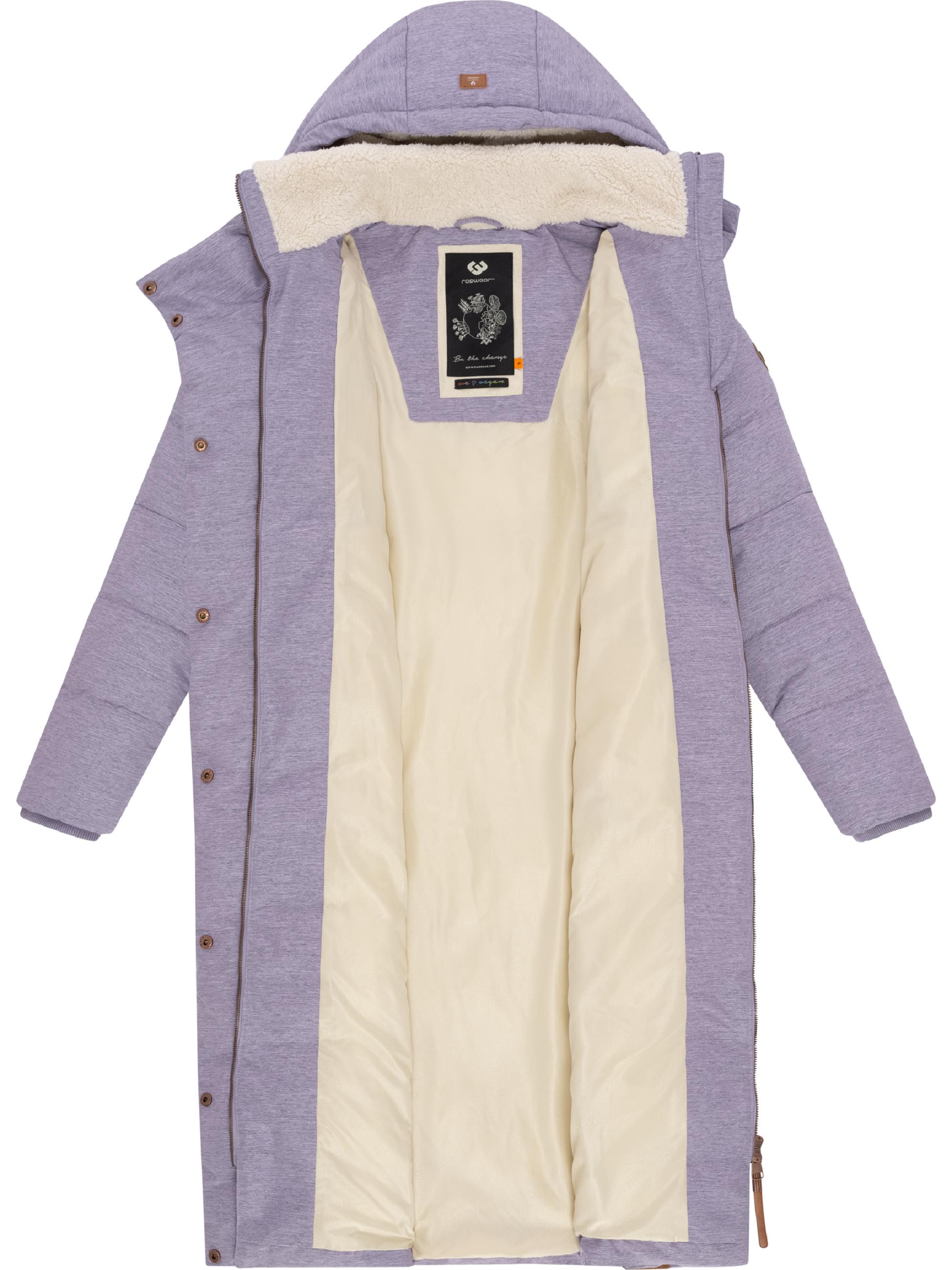 Langer Winter Steppmantel "Pavla Long" Lavender24