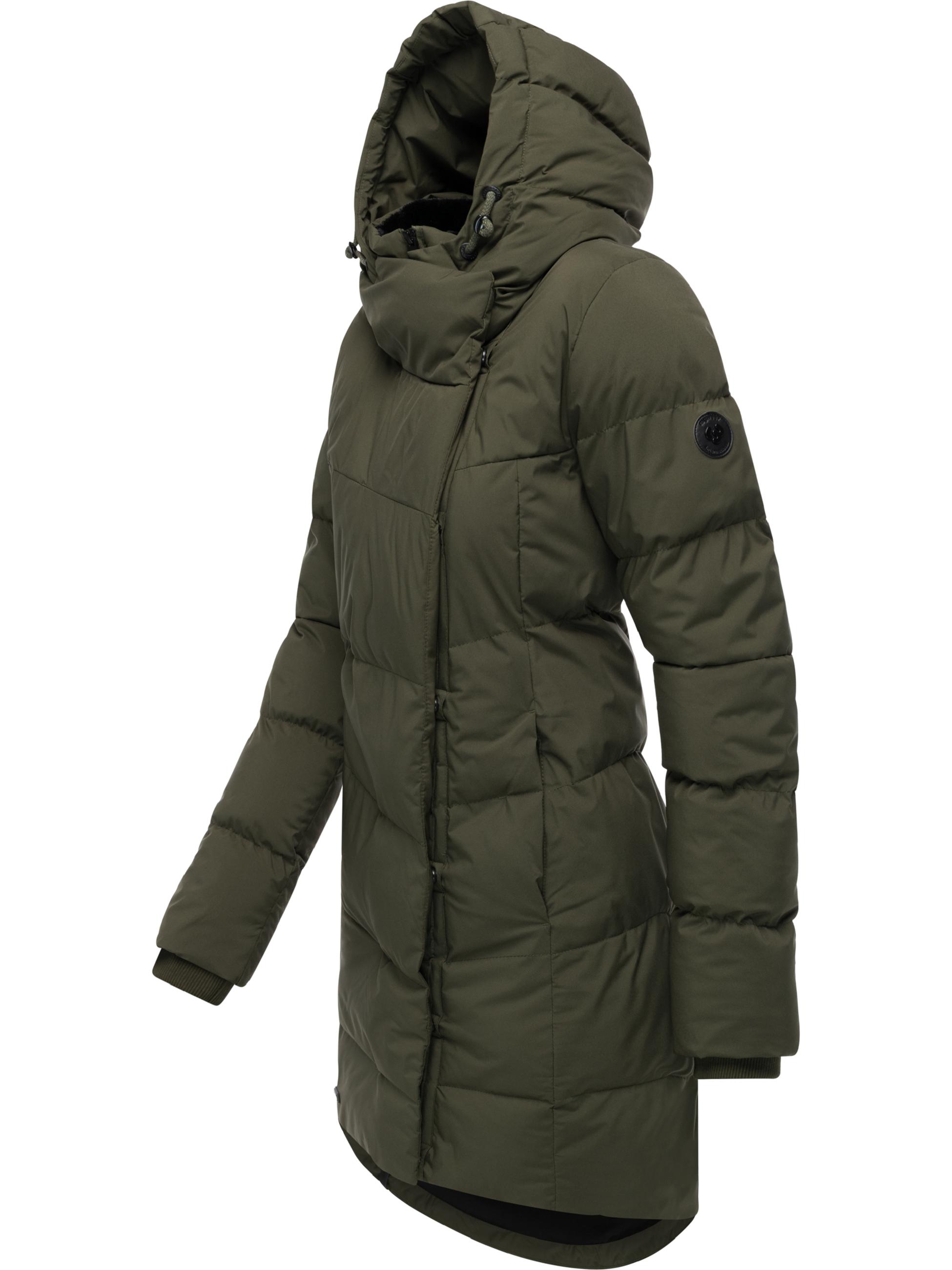 Wasserdichter Steppmantel "Pavla Soft YOUMODO" Dark Olive