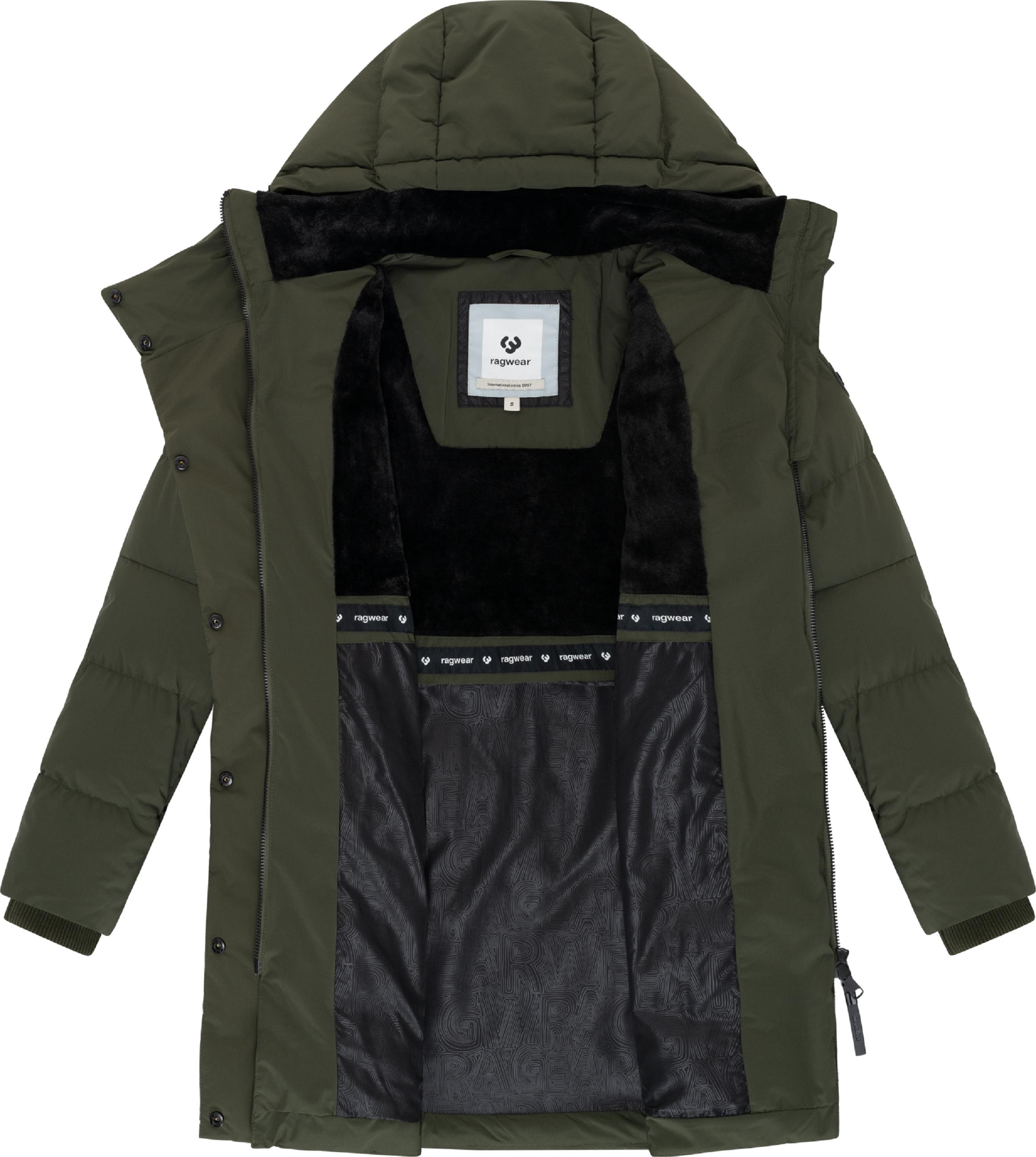Wasserdichter Steppmantel "Pavla Soft YOUMODO" Dark Olive