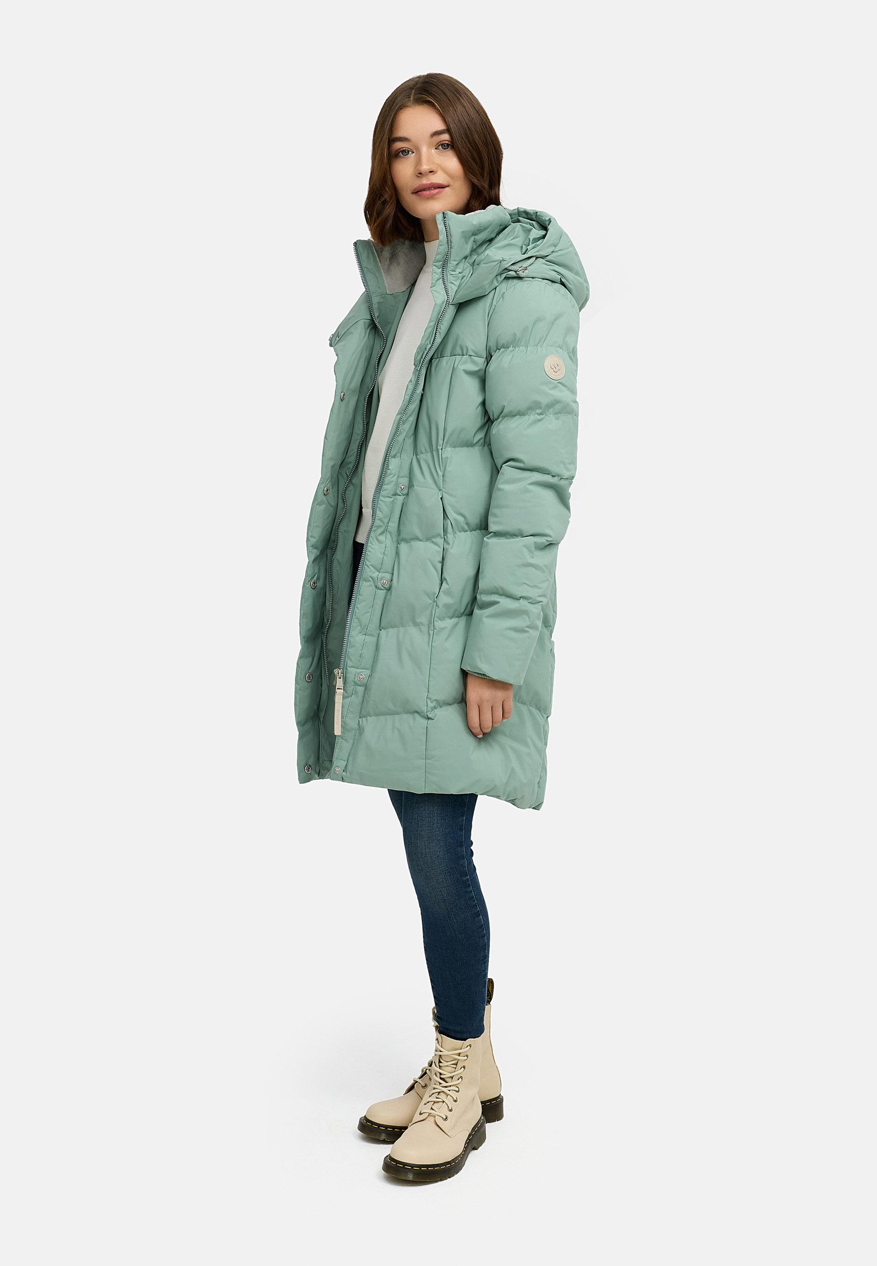 Wasserdichter Steppmantel "Pavla Soft YOUMODO" Dusty Green