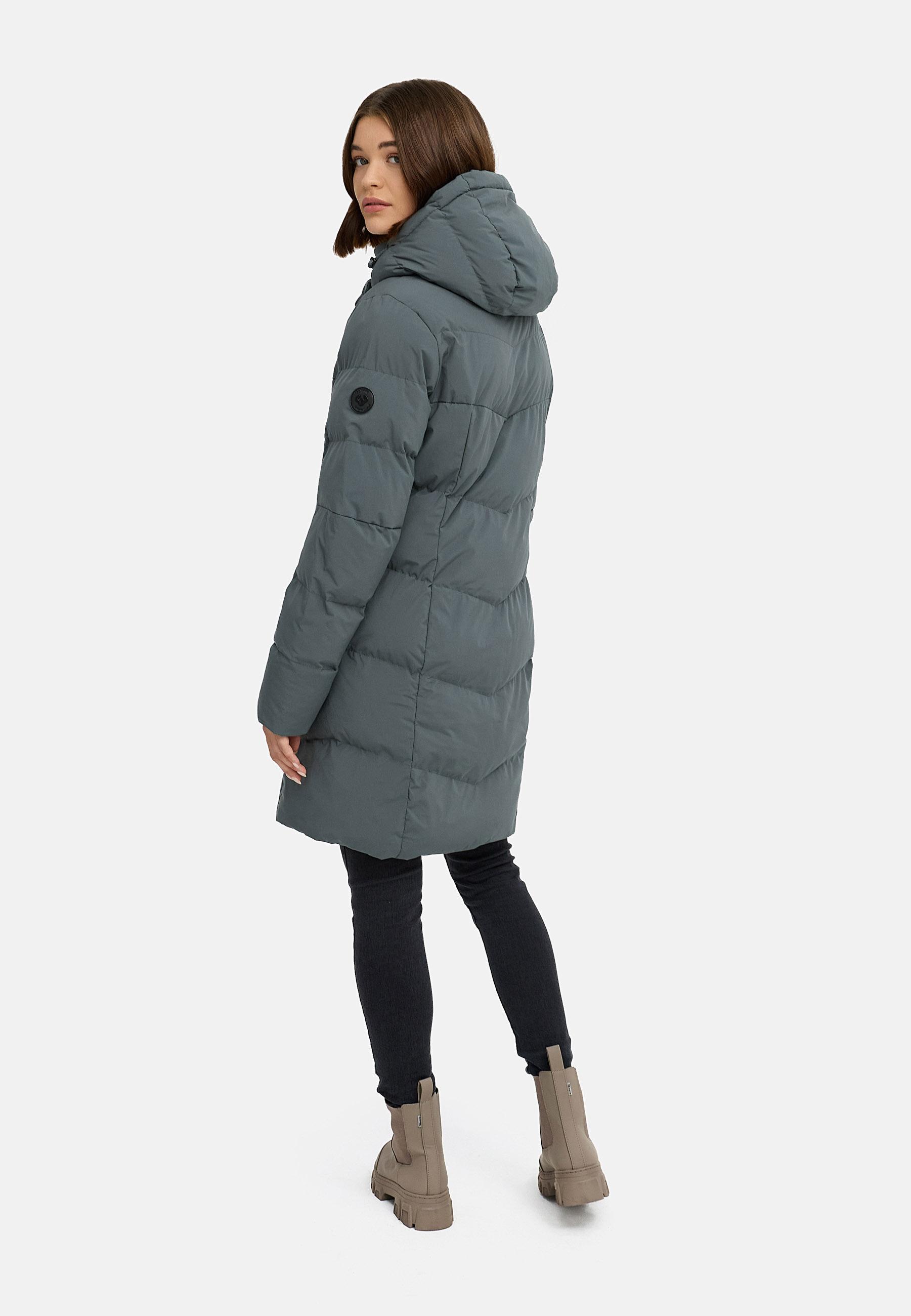 Wasserdichter Steppmantel "Pavla Soft YOUMODO" Grey