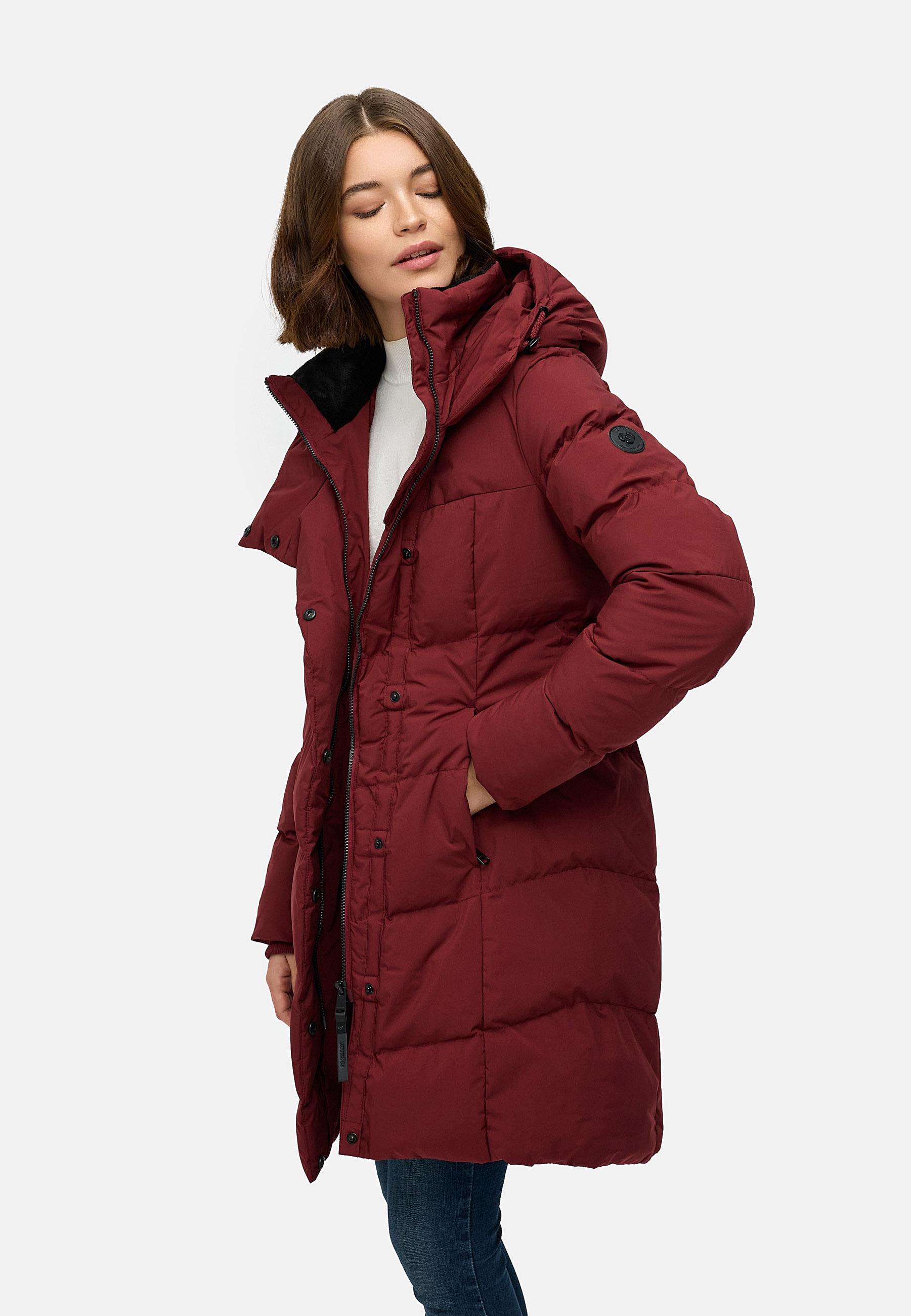 Wasserdichter Steppmantel "Pavla Soft YOUMODO" Wine Red