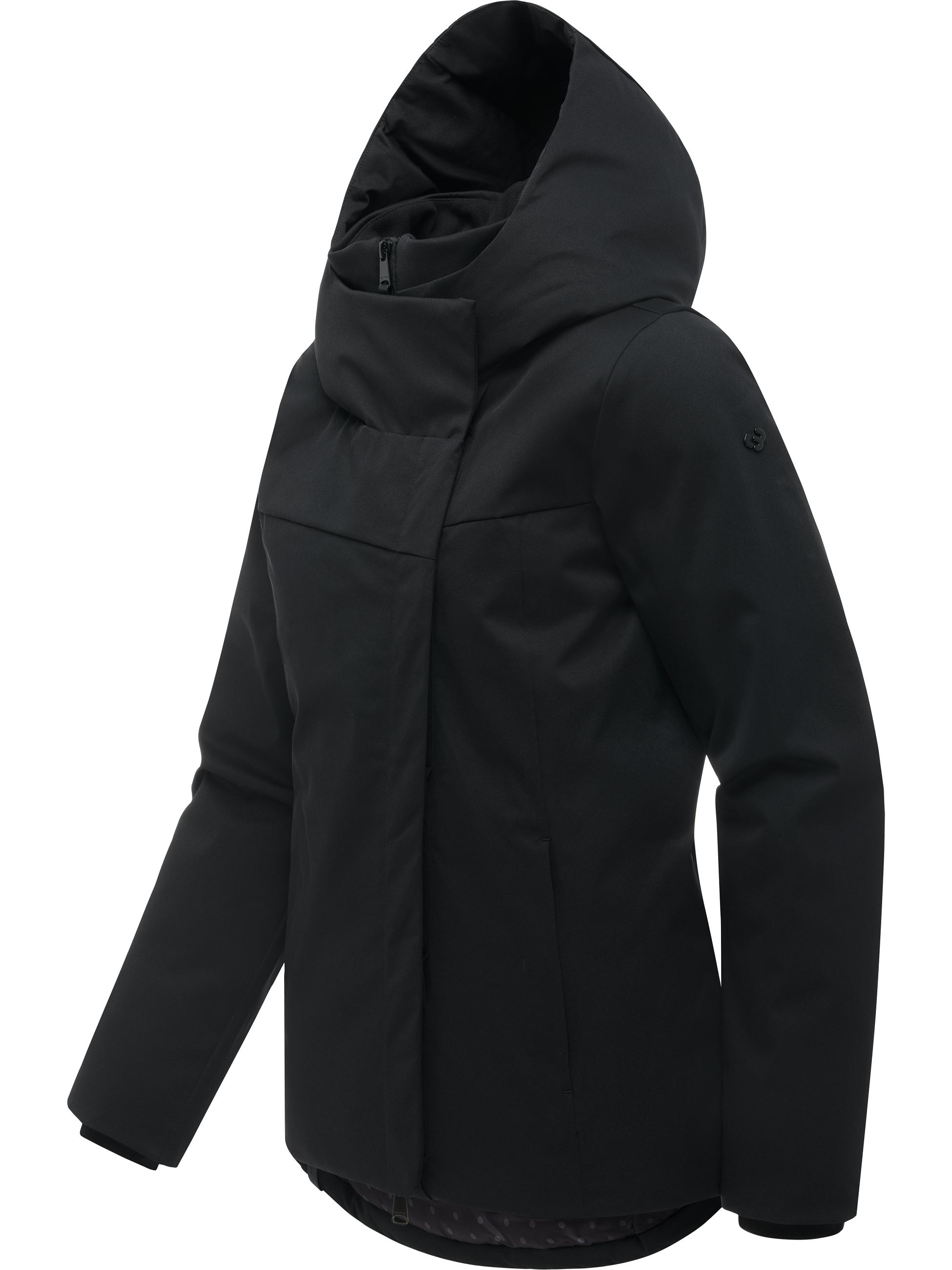Warme Winter Jacke mit  "Pavleen Short Y" Black