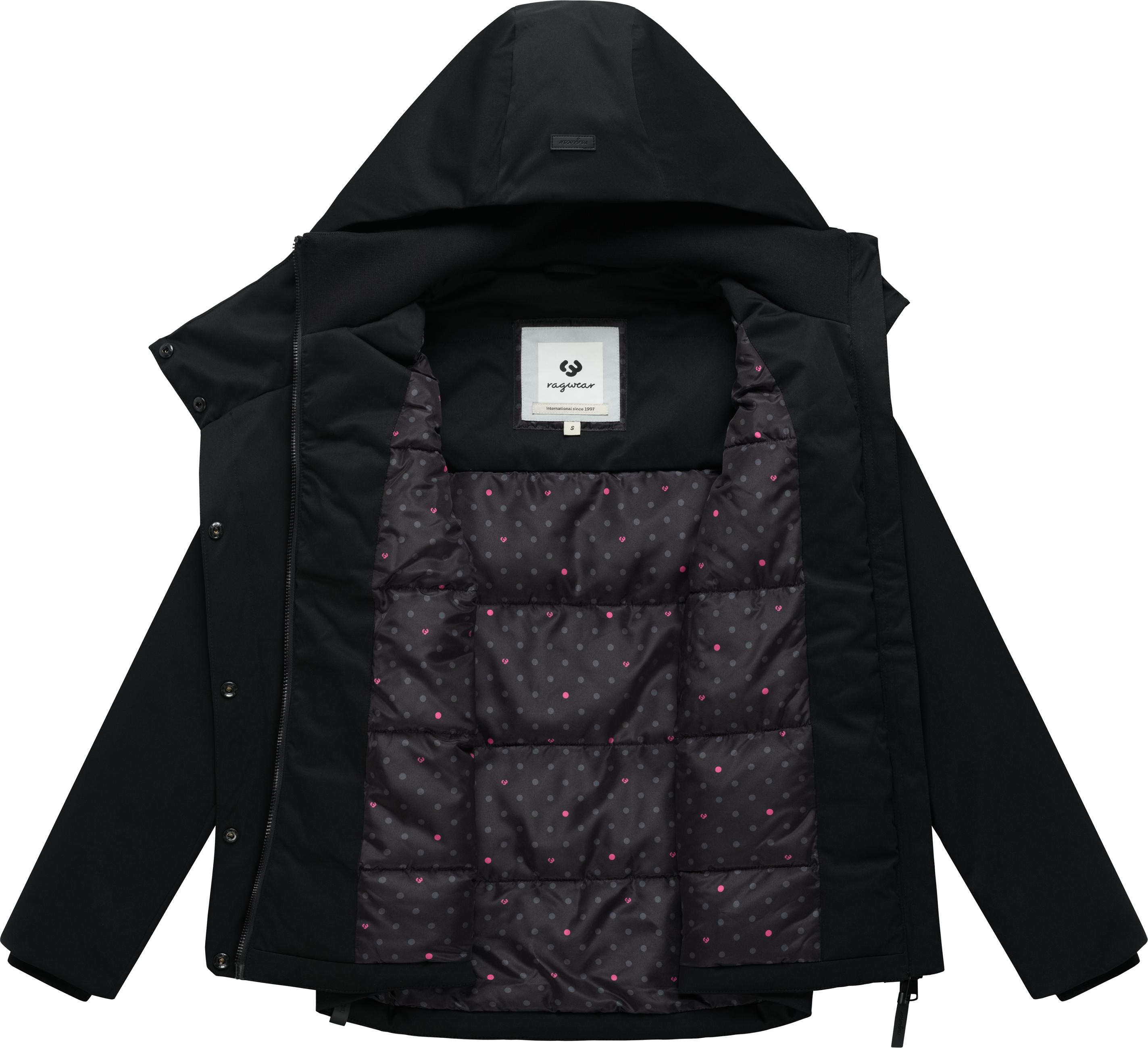Warme Winter Jacke mit  "Pavleen Short Y" Black