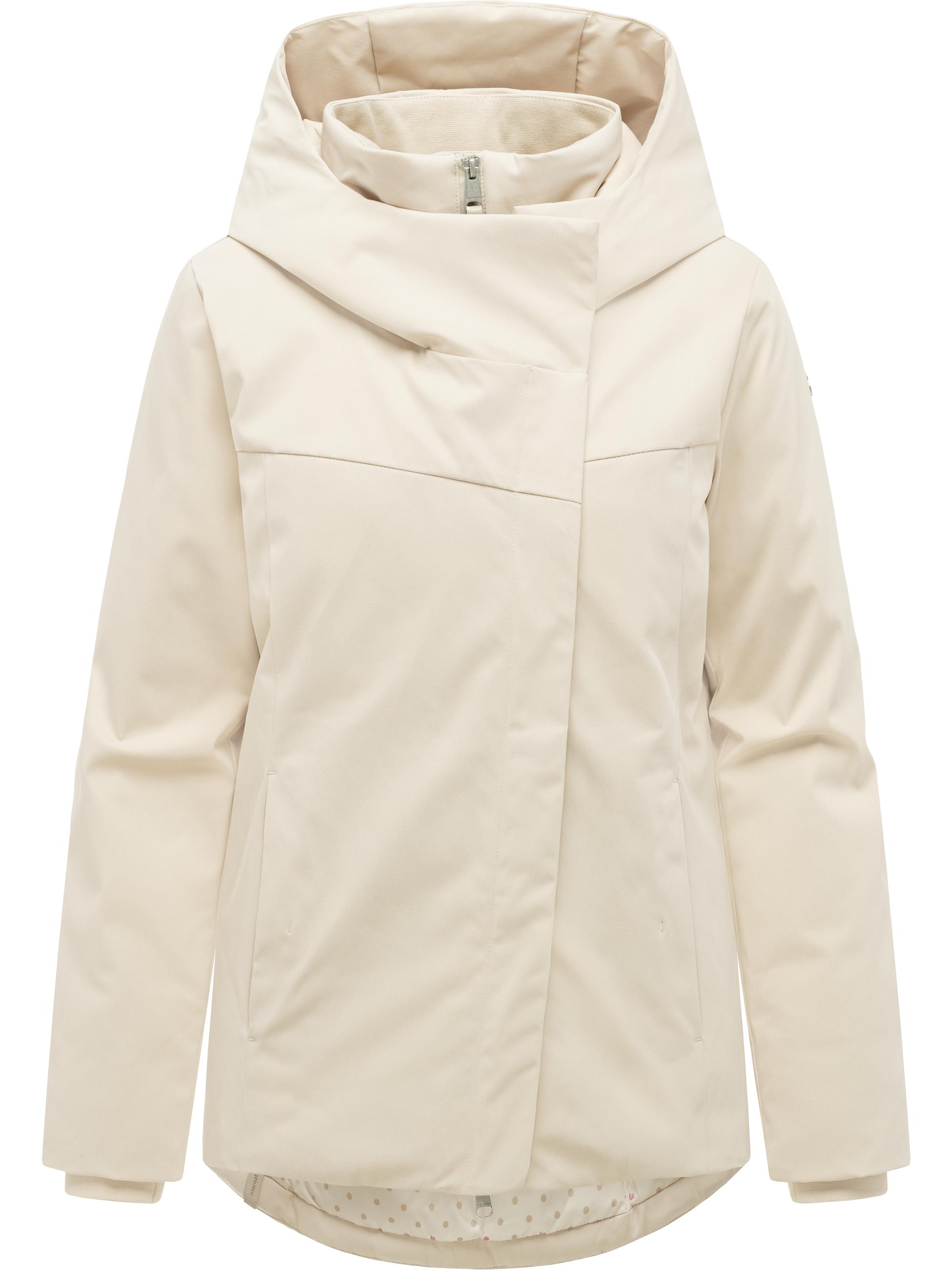 Warme Winter Jacke mit "Pavleen Short Y" Ecru