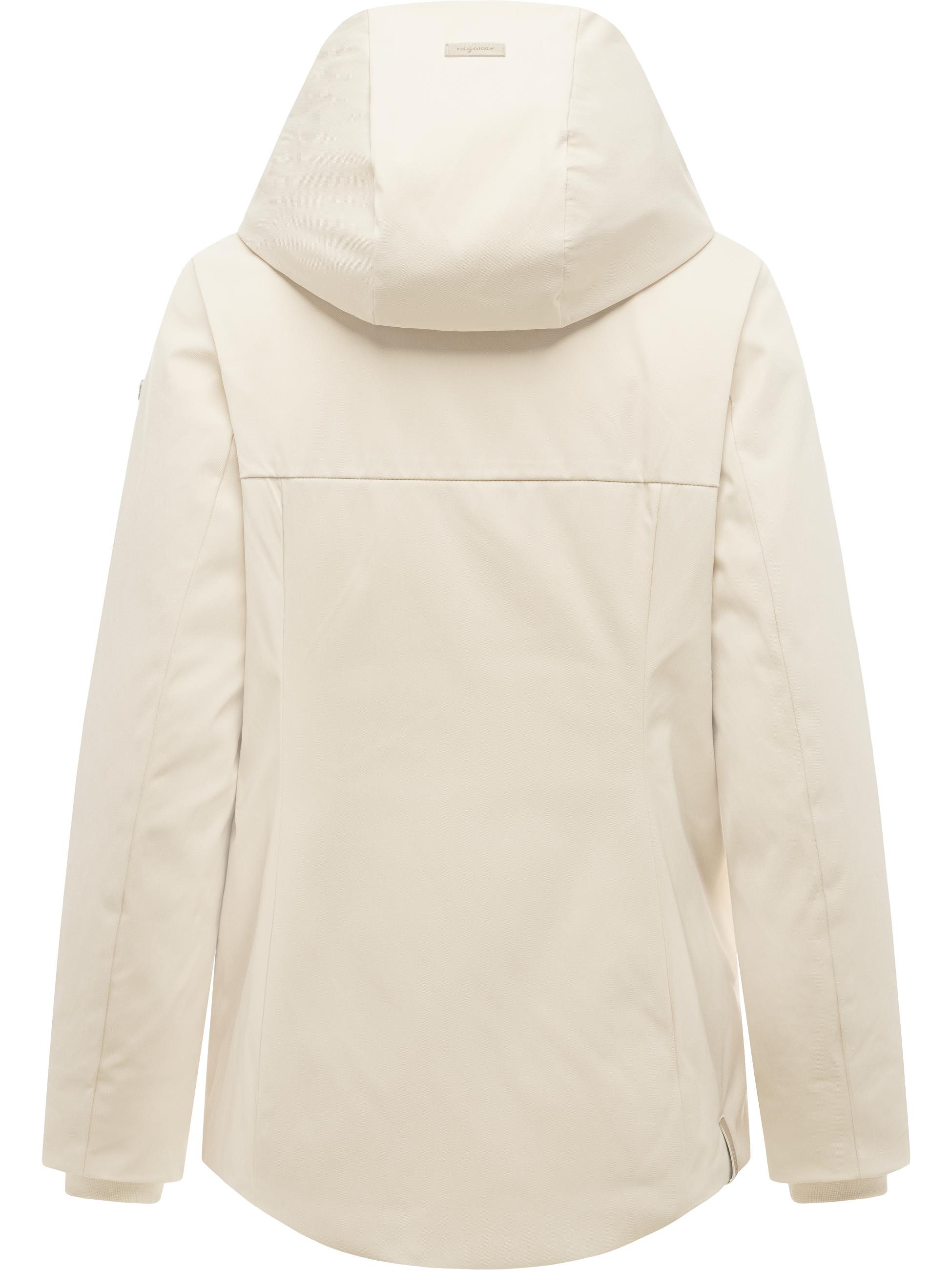 Warme Winter Jacke mit "Pavleen Short Y" Ecru