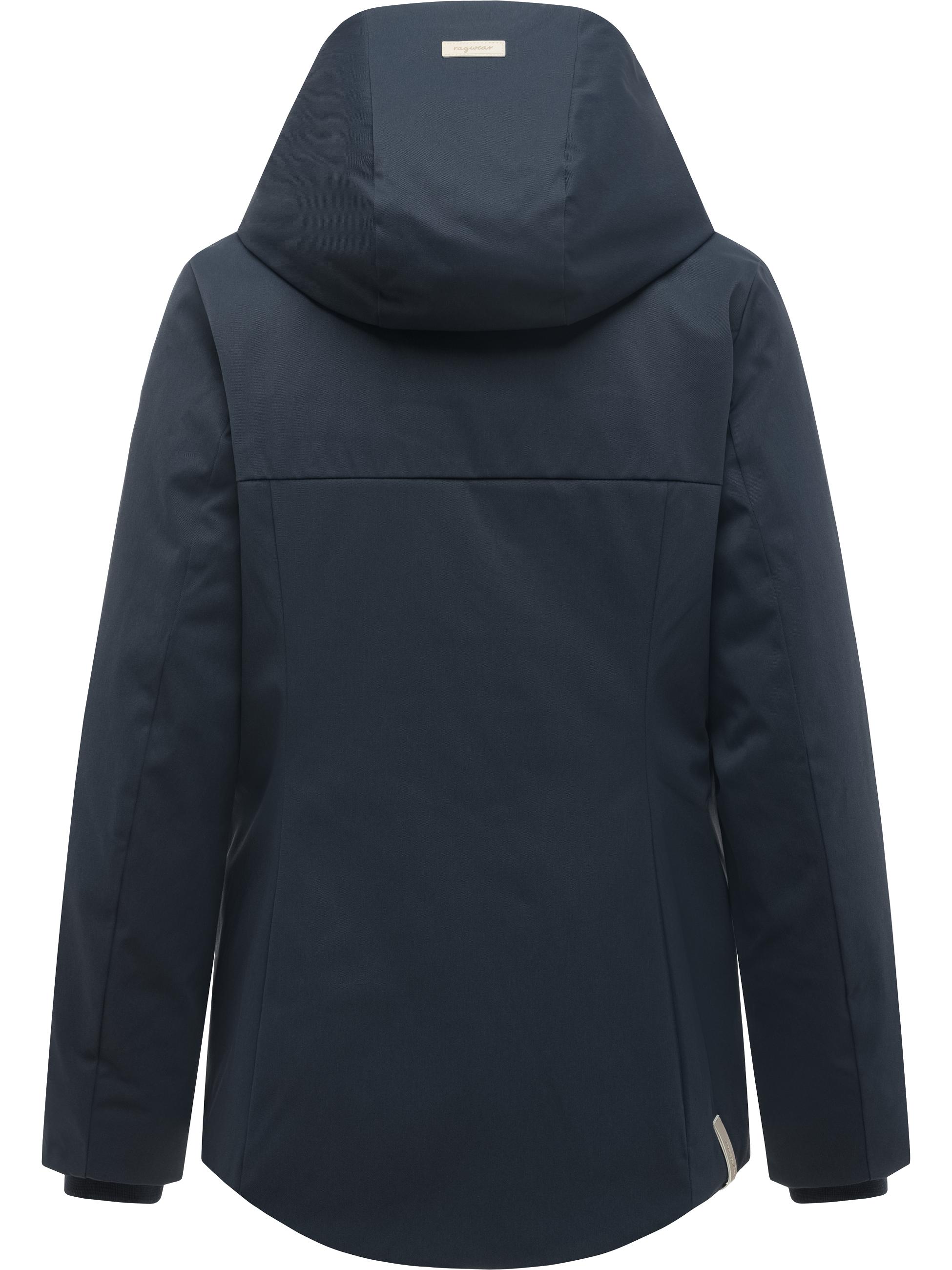 Warme Winter Jacke mit  "Pavleen Short Y" Navy