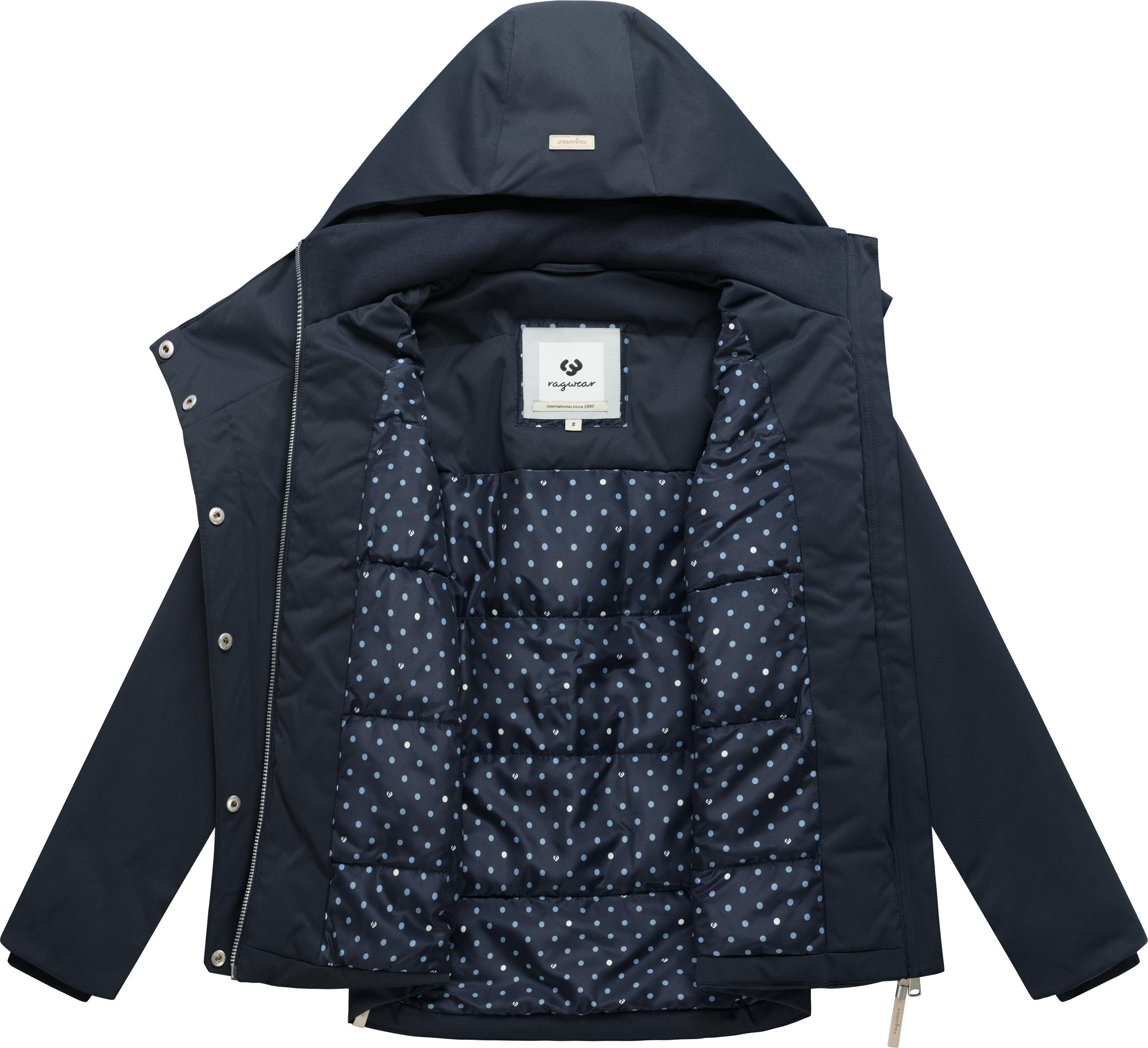 Warme Winter Jacke mit  "Pavleen Short Y" Navy