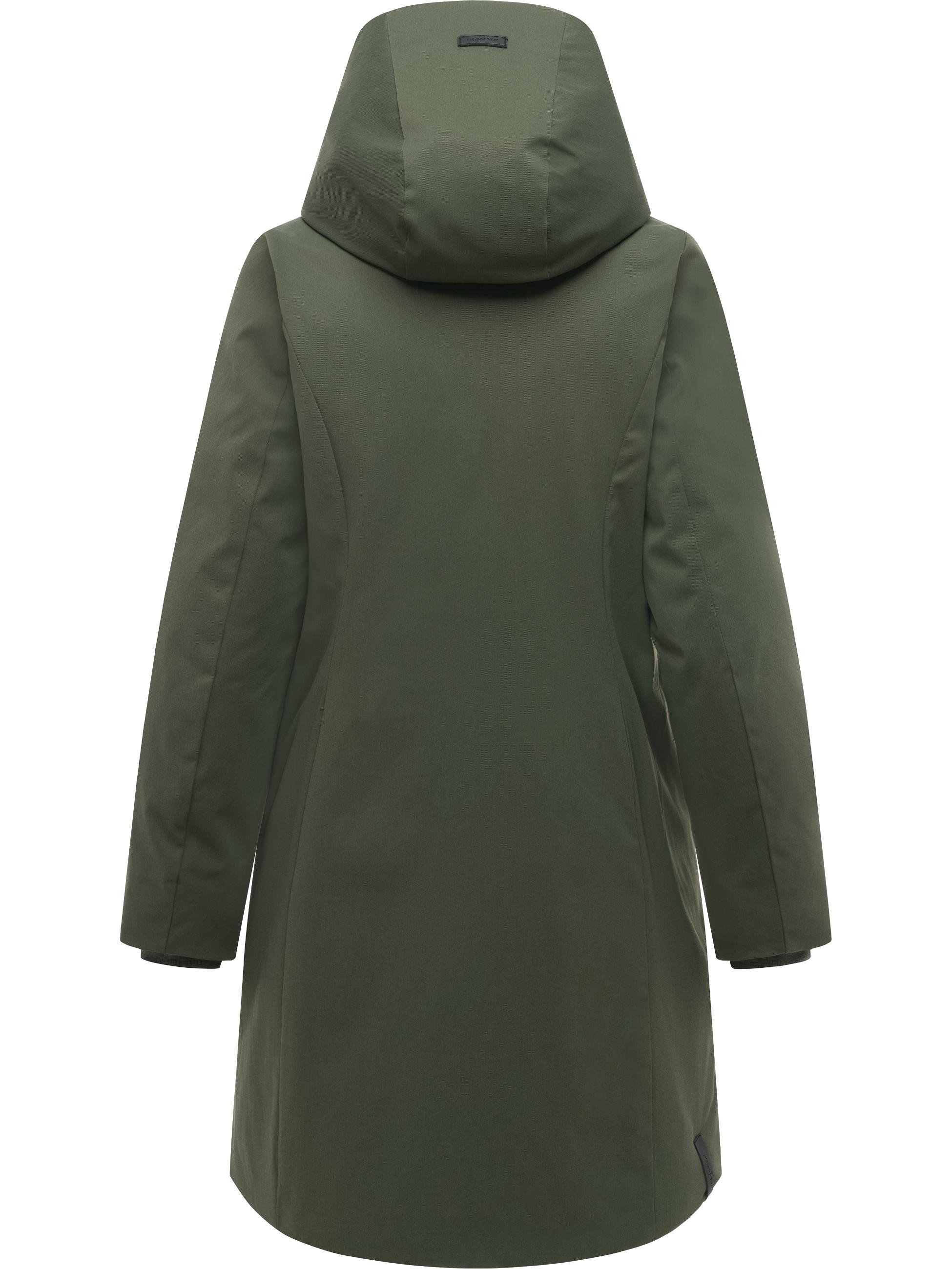 Winter Kurzmantel "Pavleen Y" Dark Olive