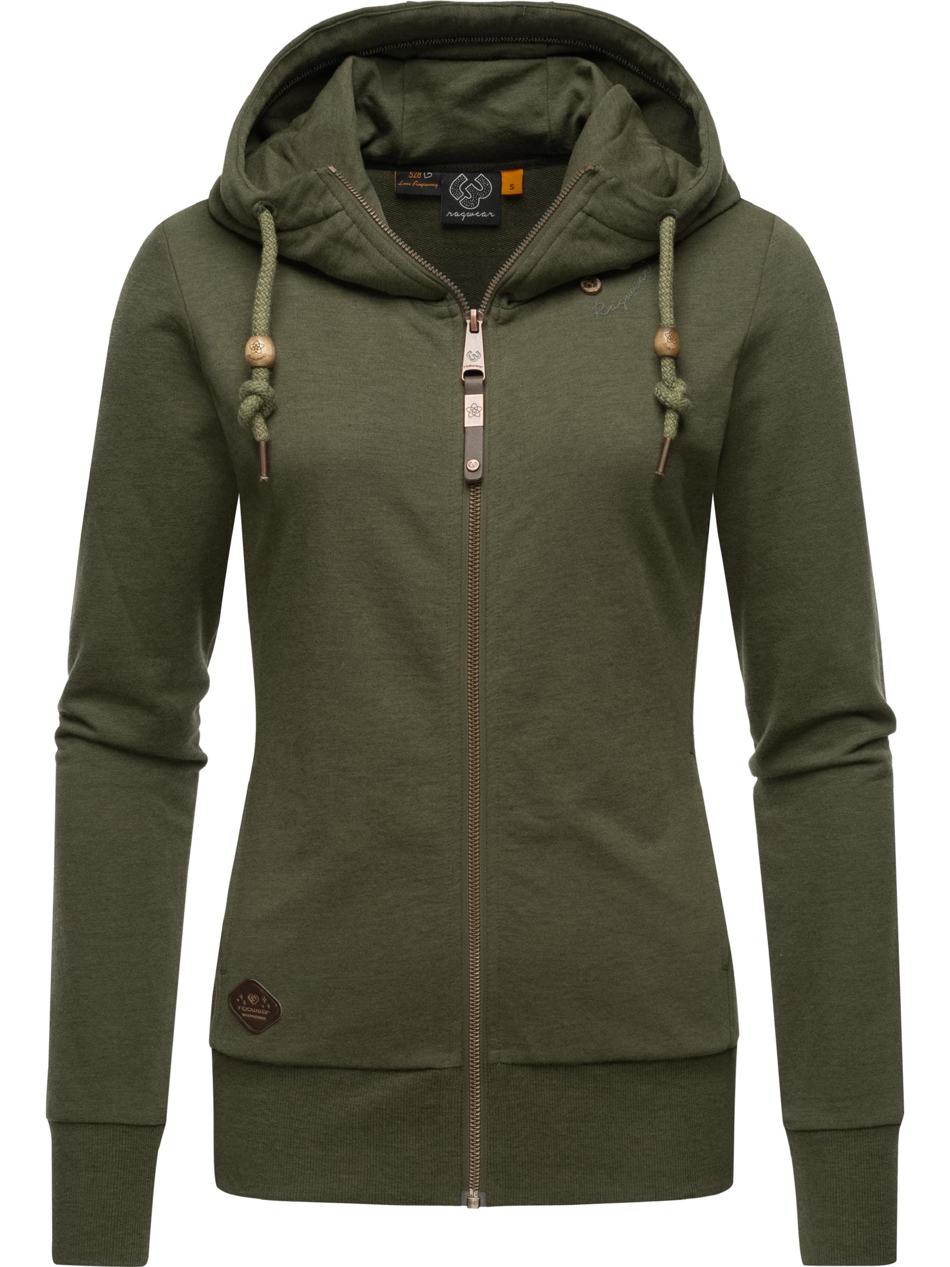 Weiche Sweatjacke mit Kapuze "Paya Intl." Olive23