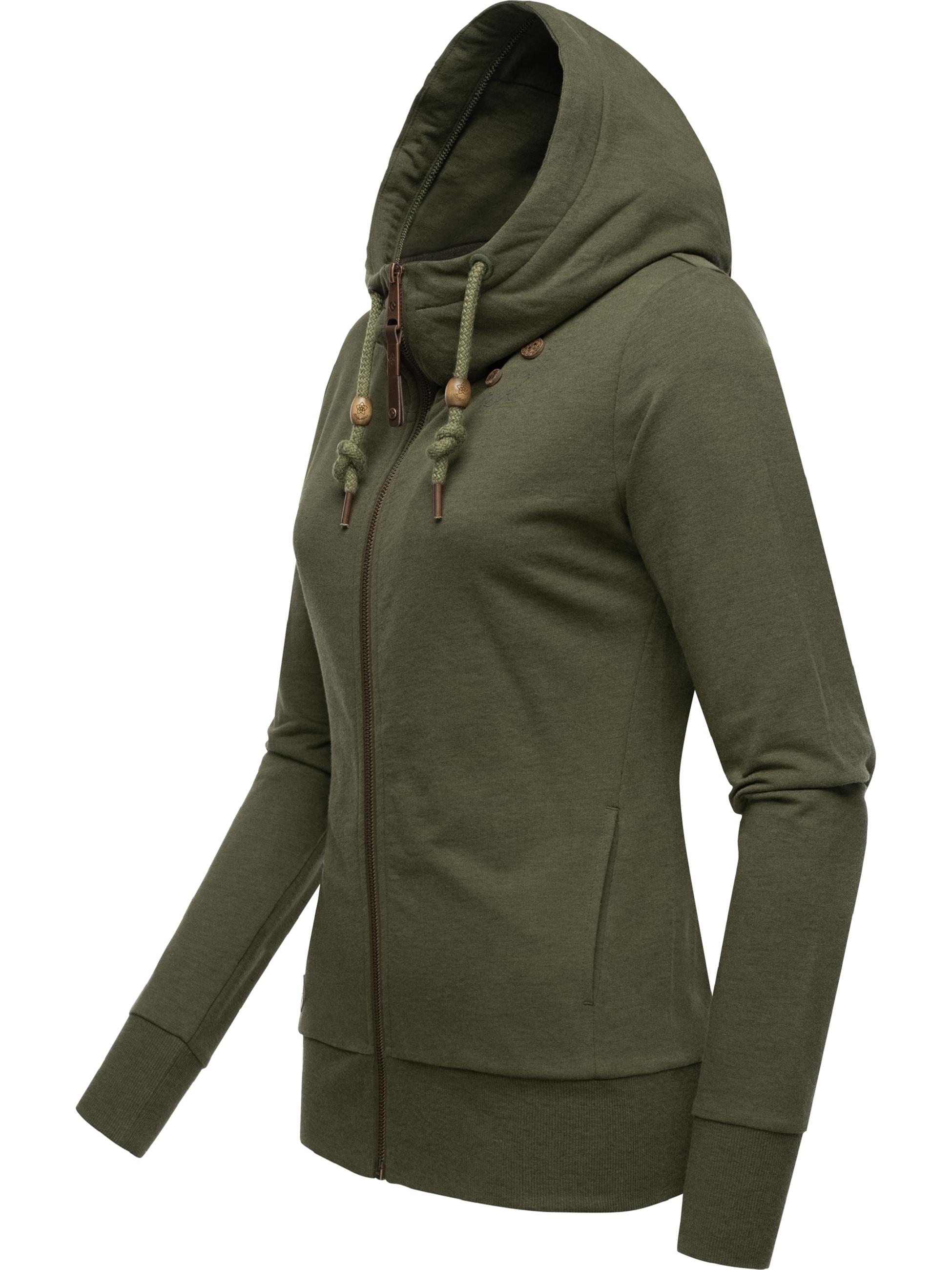 Weiche Sweatjacke mit Kapuze "Paya Intl." Olive23