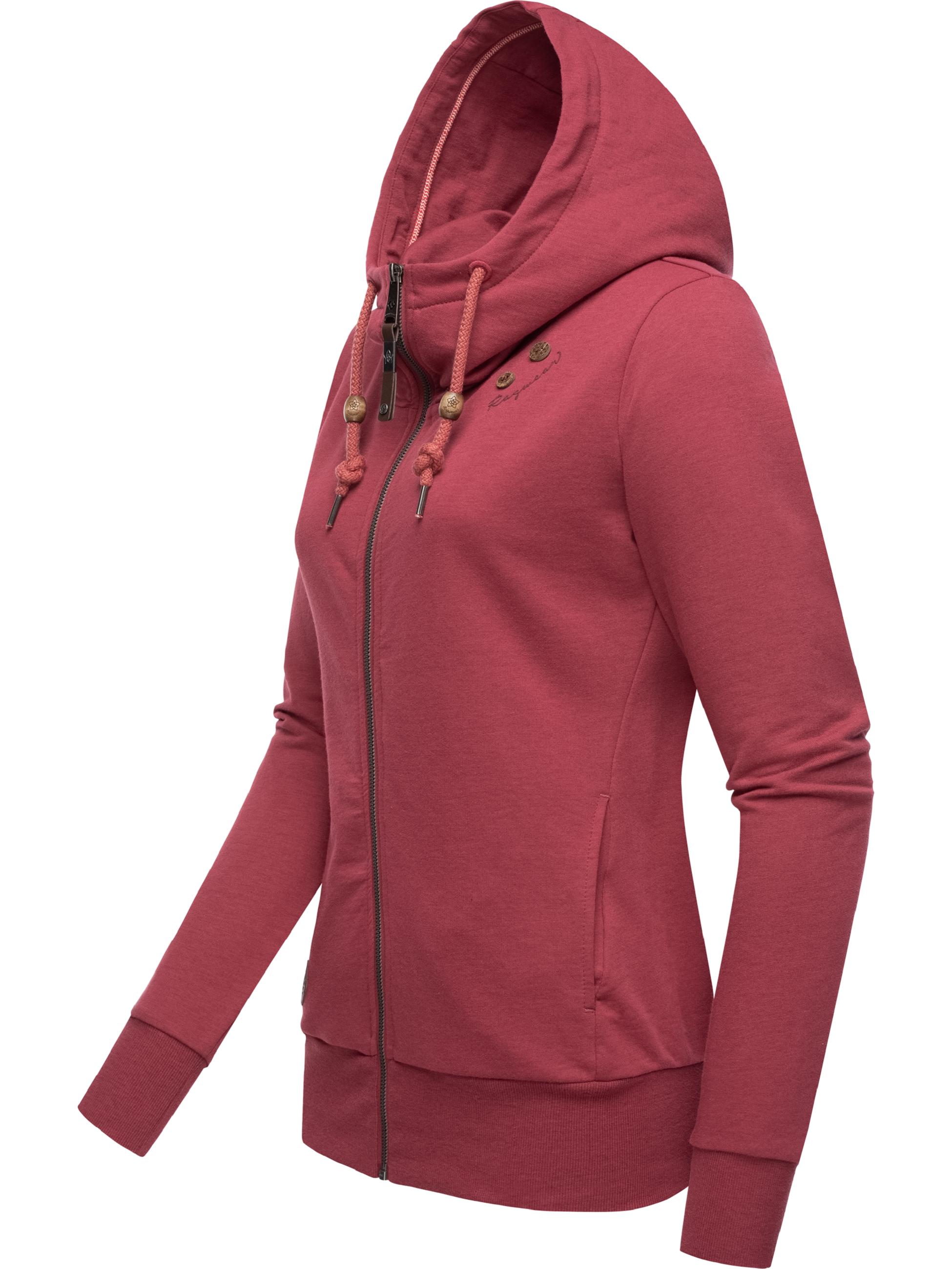 Weiche Sweatjacke mit Kapuze "Paya Intl." Raspberry23