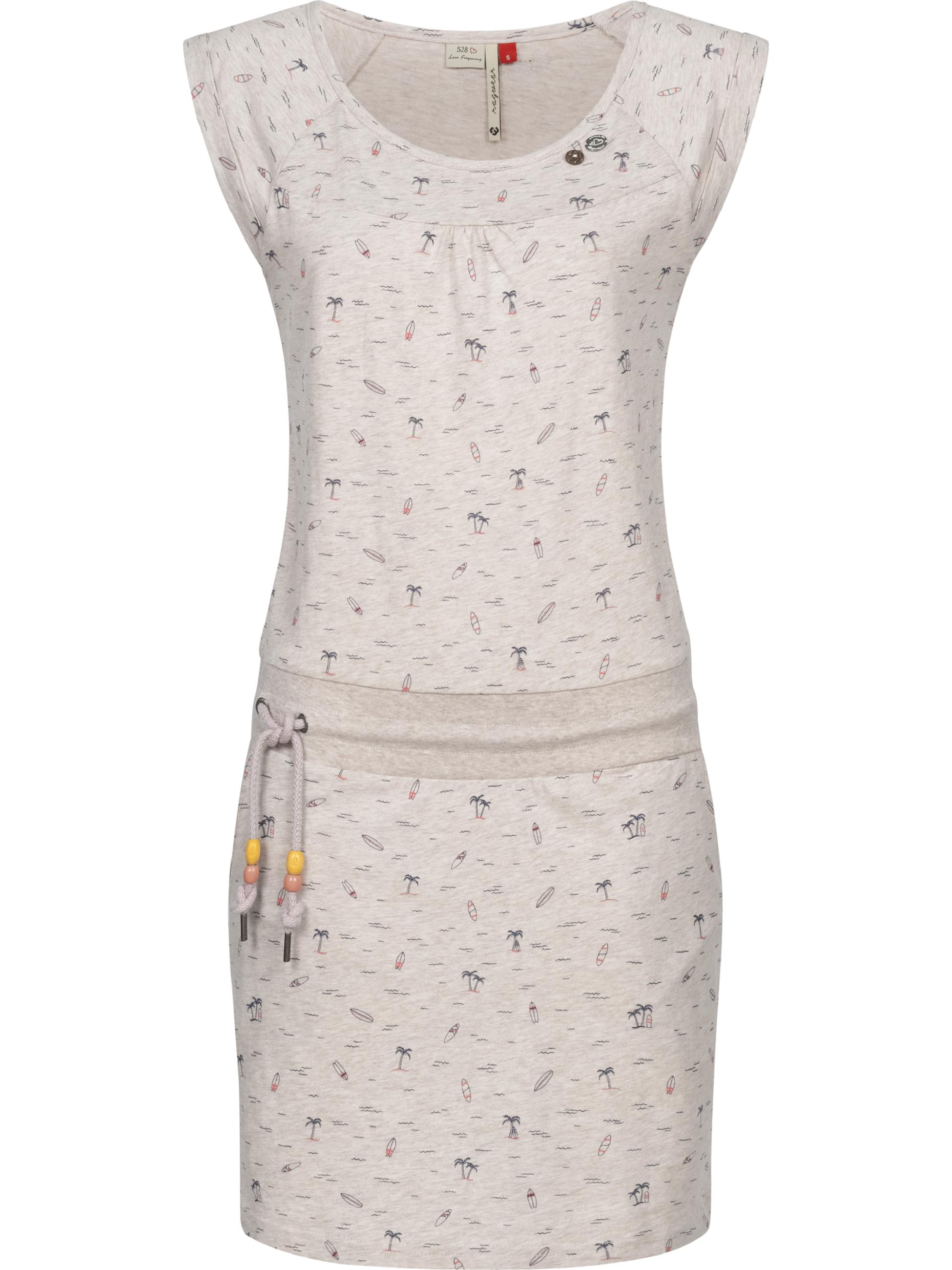 Leichtes Sommerkleid "Penelope" Beige Print22