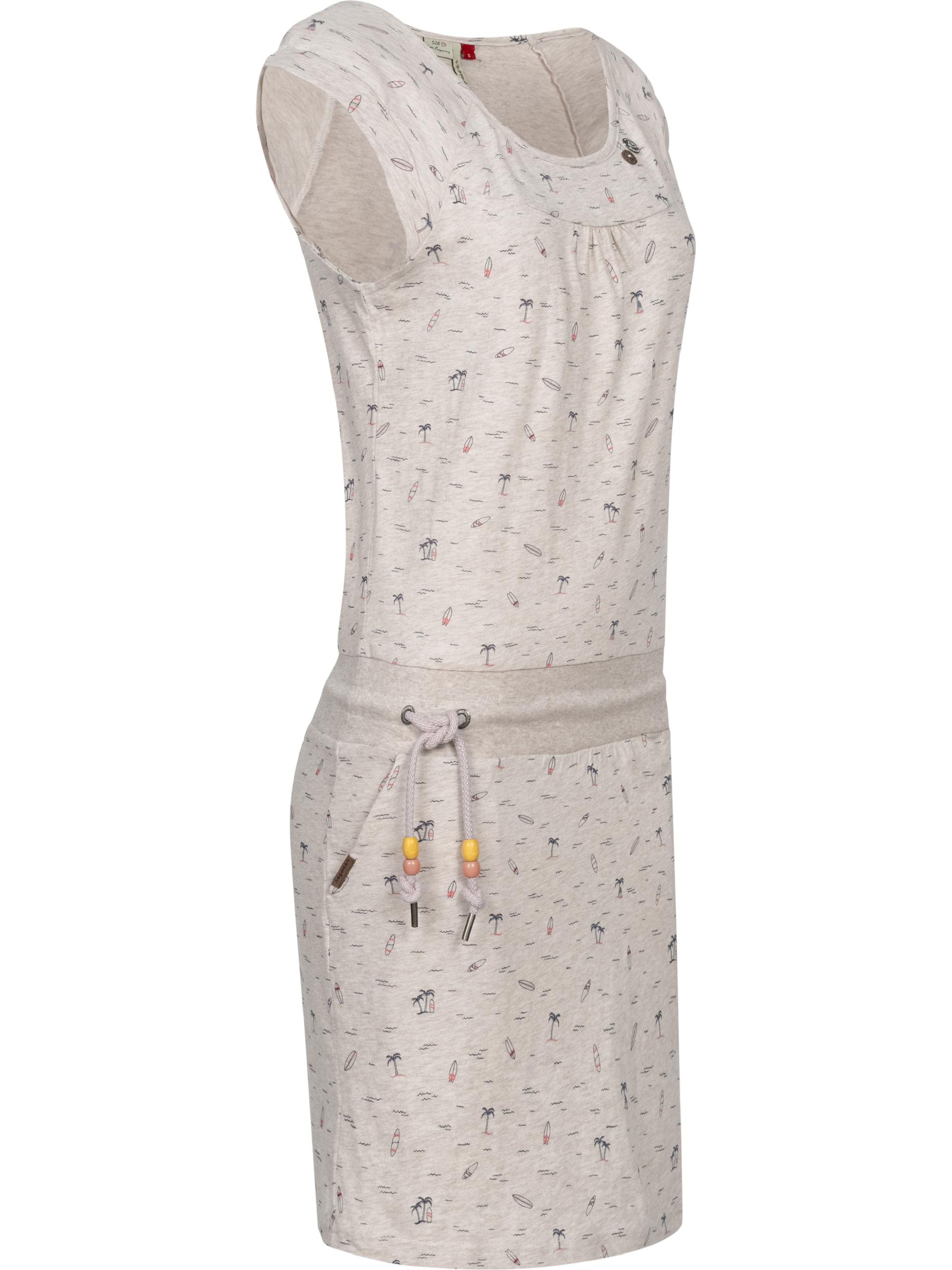 Leichtes Sommerkleid "Penelope" Beige Print22