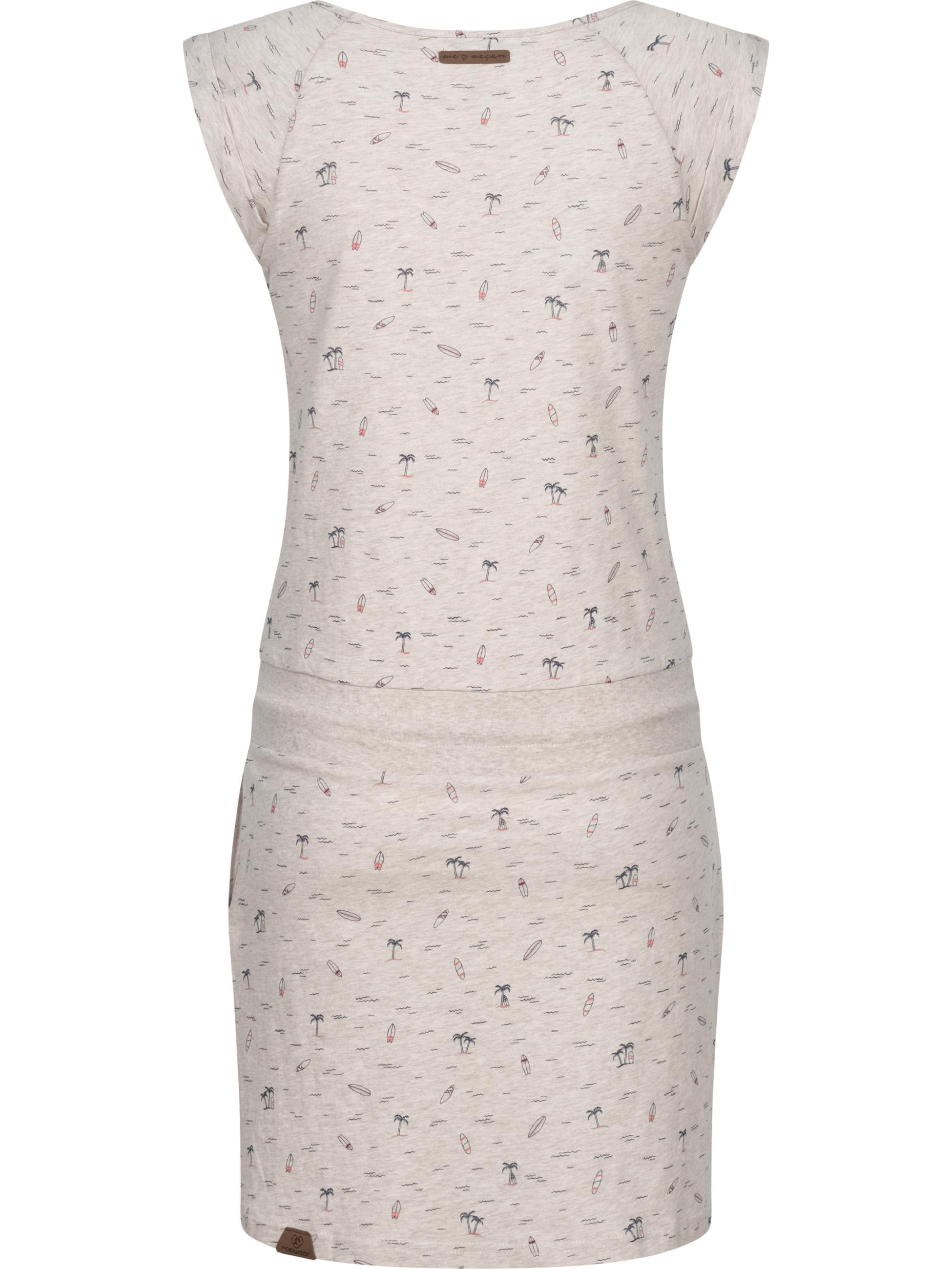 Leichtes Sommerkleid "Penelope" Beige Print22
