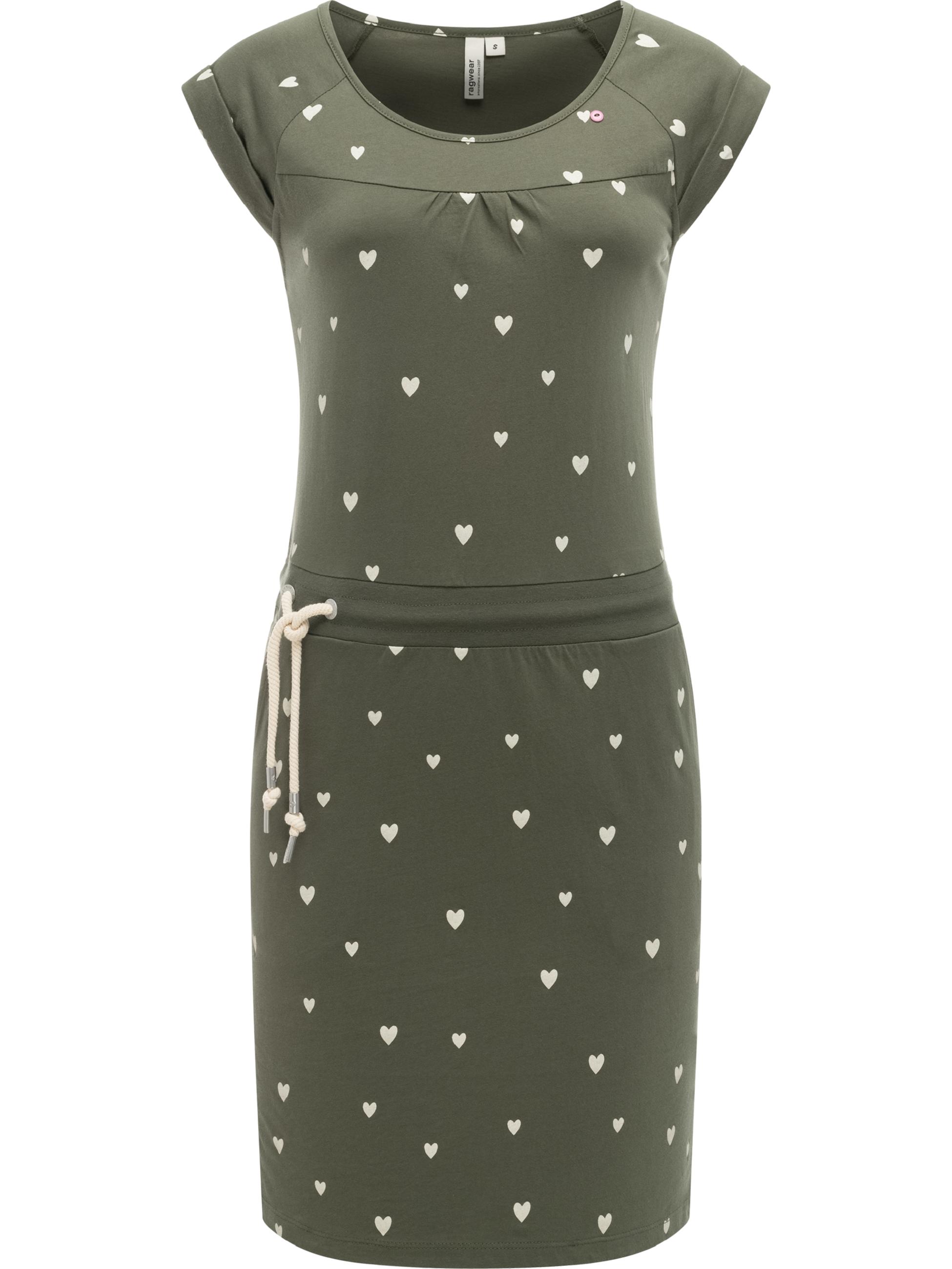 Leichtes Sommerkleid "Penelope Hearts YOUMODO" Dark Olive