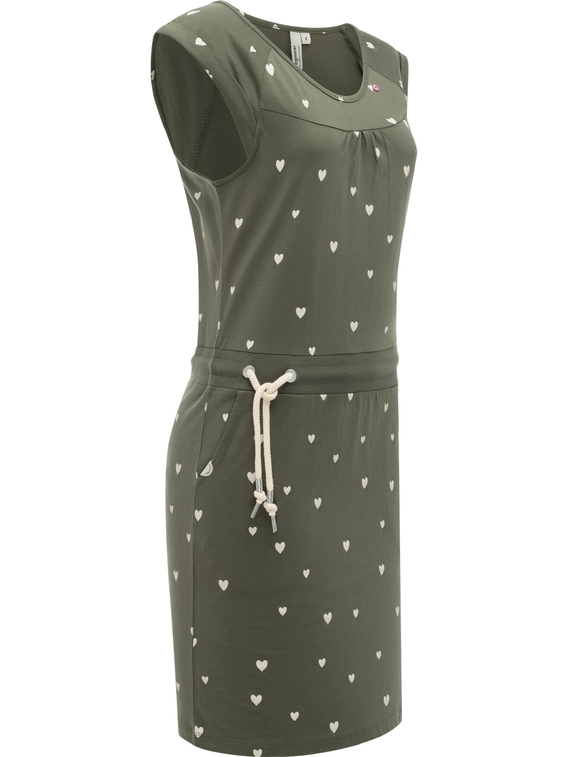 Leichtes Sommerkleid "Penelope Hearts YOUMODO" Dark Olive