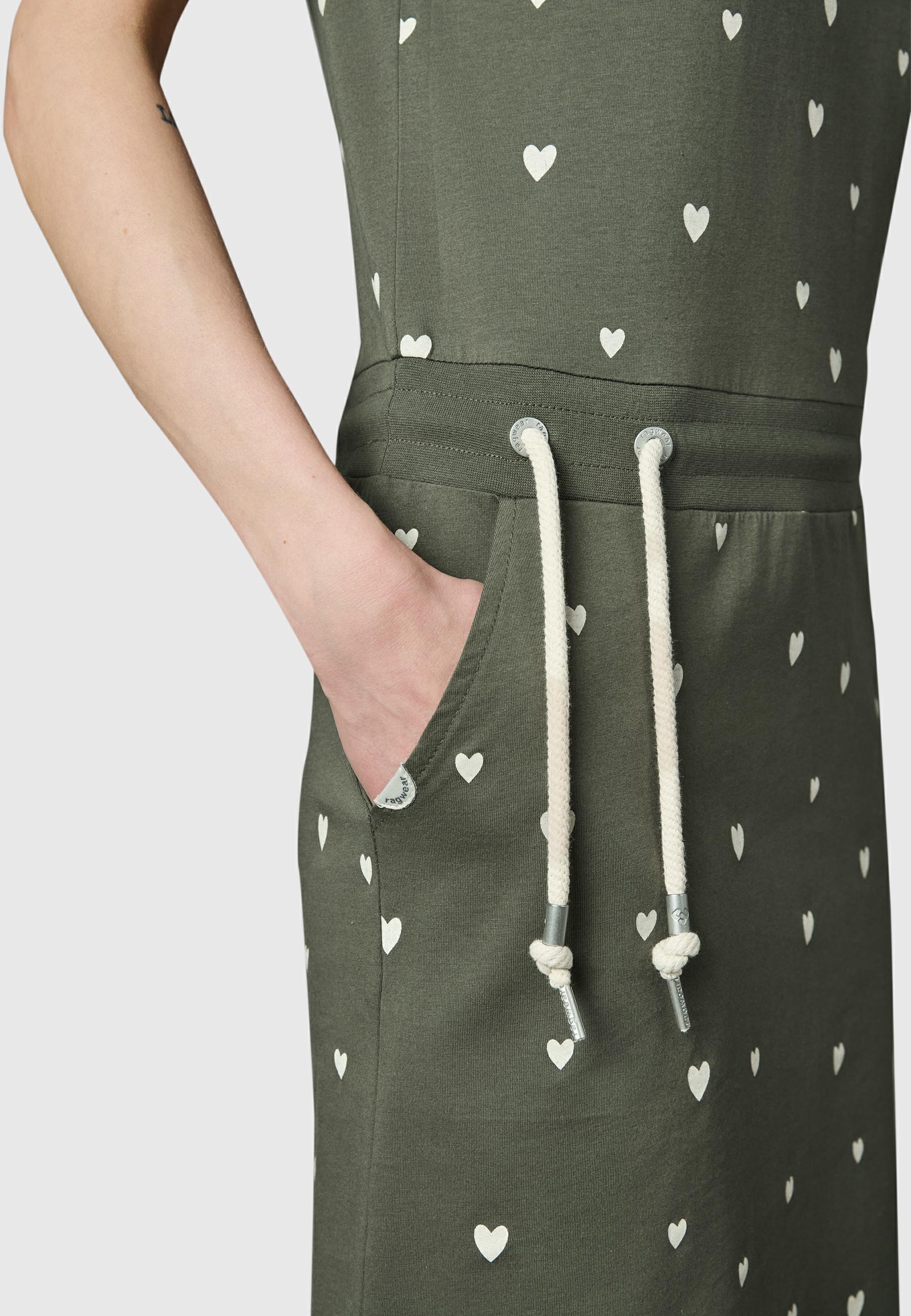 Leichtes Sommerkleid "Penelope Hearts YOUMODO" Dark Olive