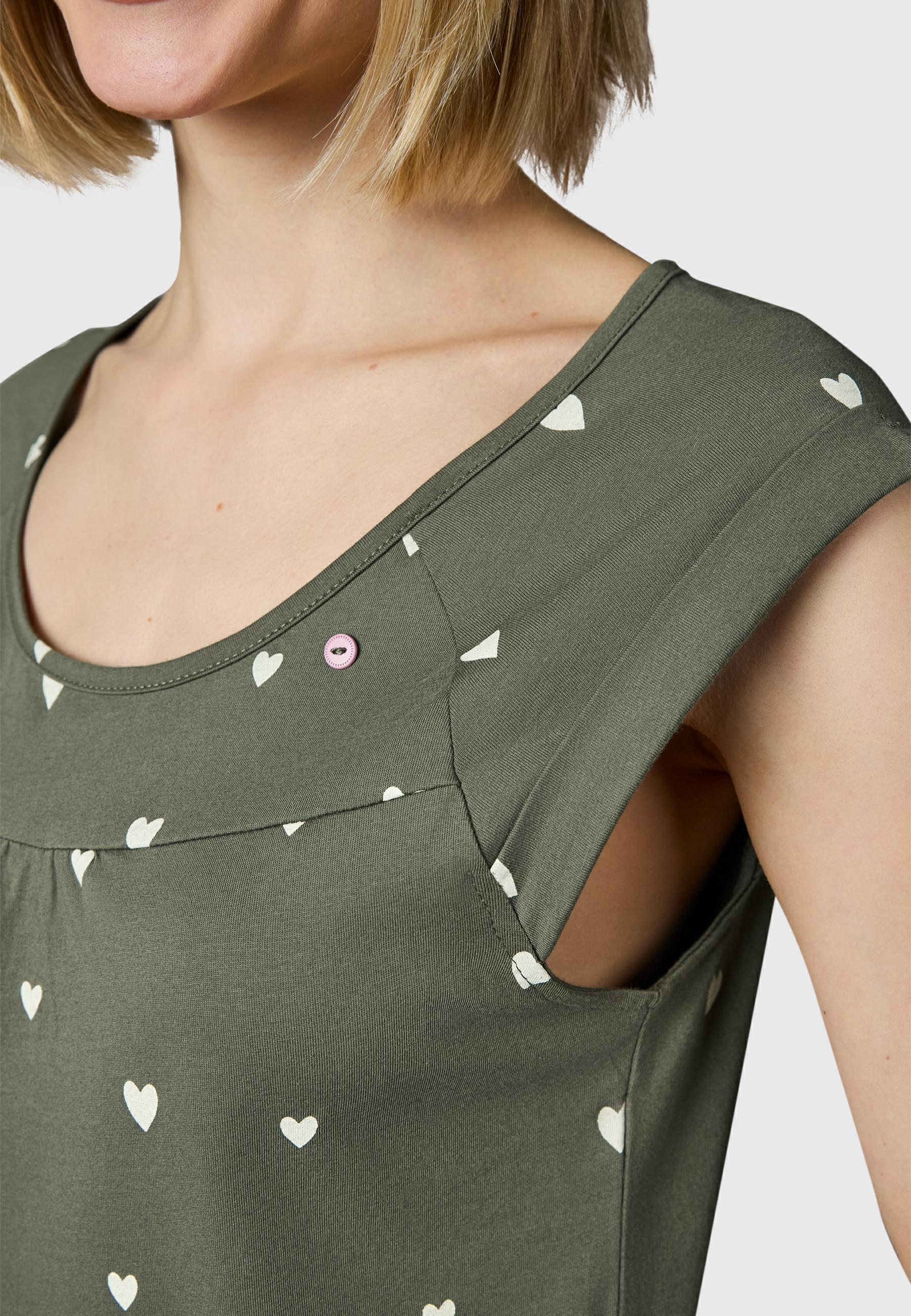 Leichtes Sommerkleid "Penelope Hearts YOUMODO" Dark Olive