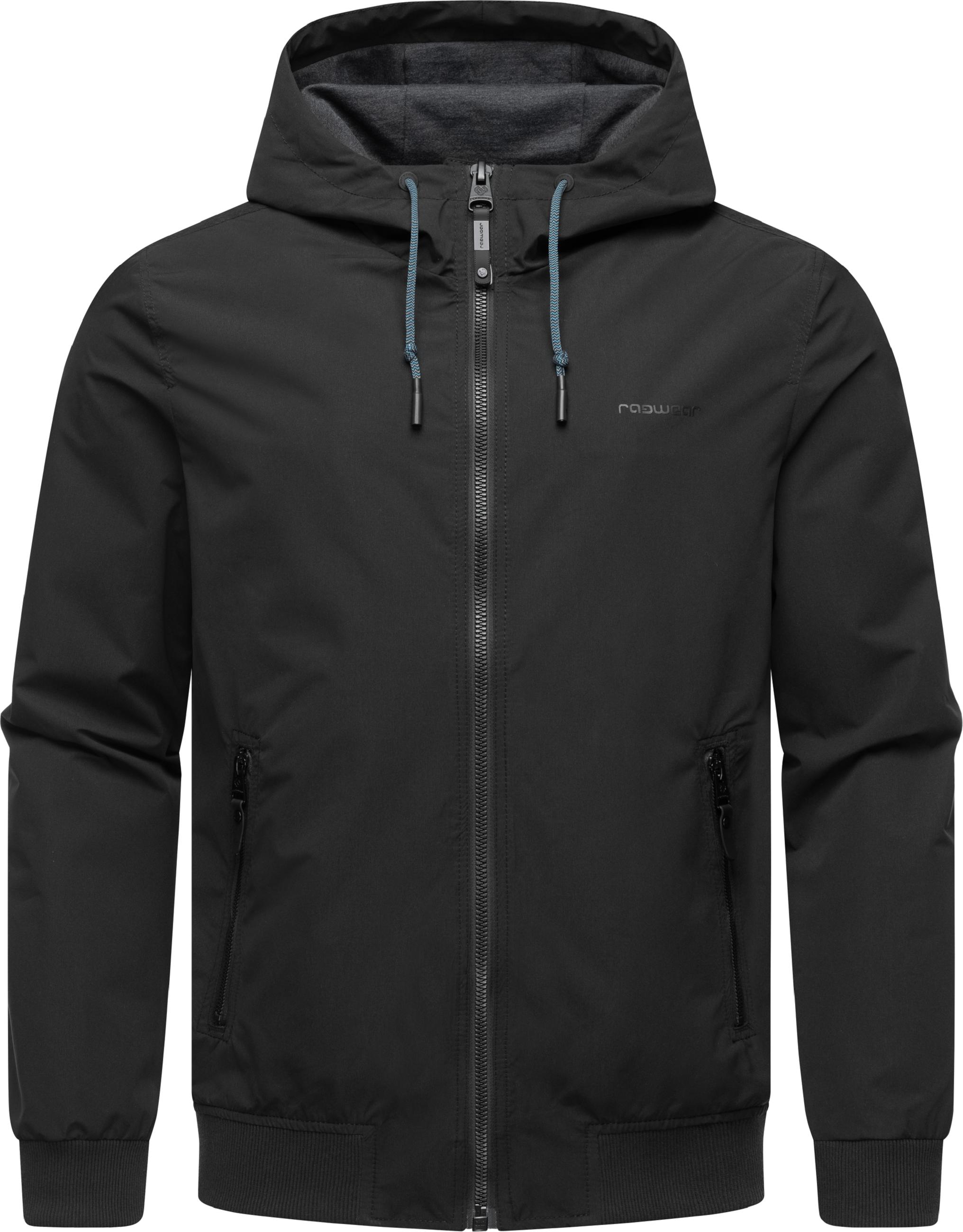 Übergangsjacke Outdoorjacke mit Kapuze Perci Black