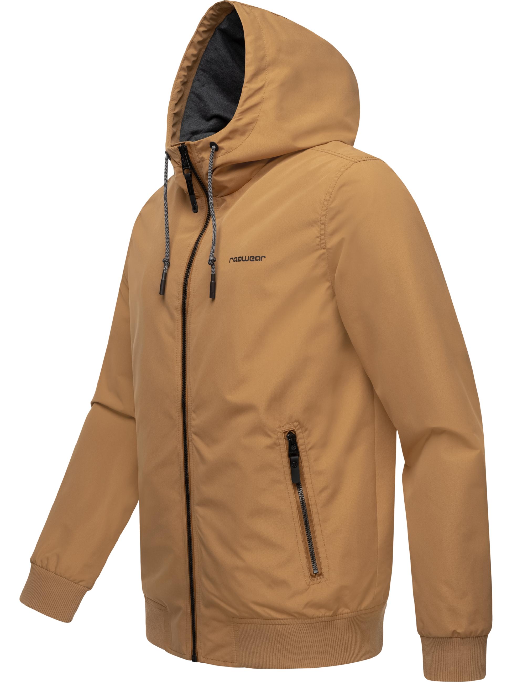 Übergangsjacke Outdoorjacke mit Kapuze Perci Brown Sugar