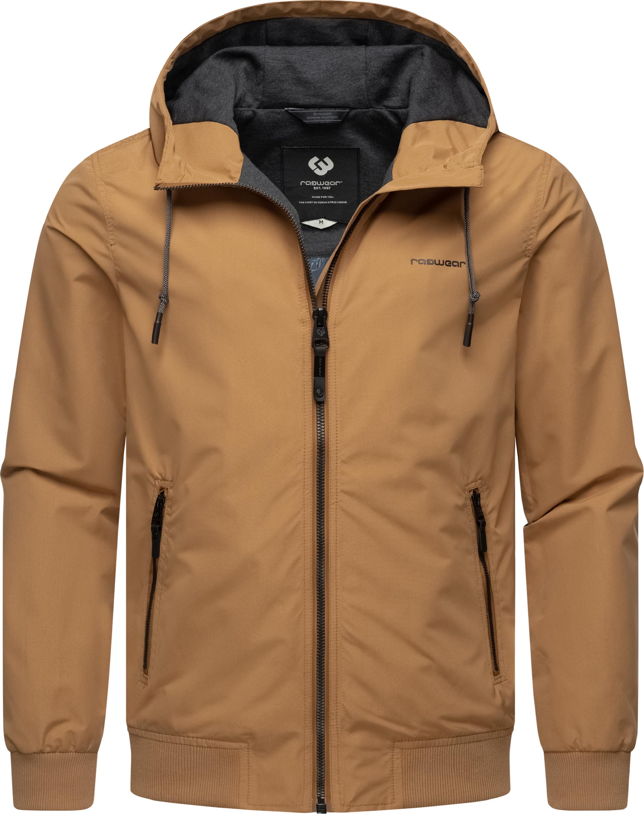 Übergangsjacke Outdoorjacke mit Kapuze Perci Brown Sugar