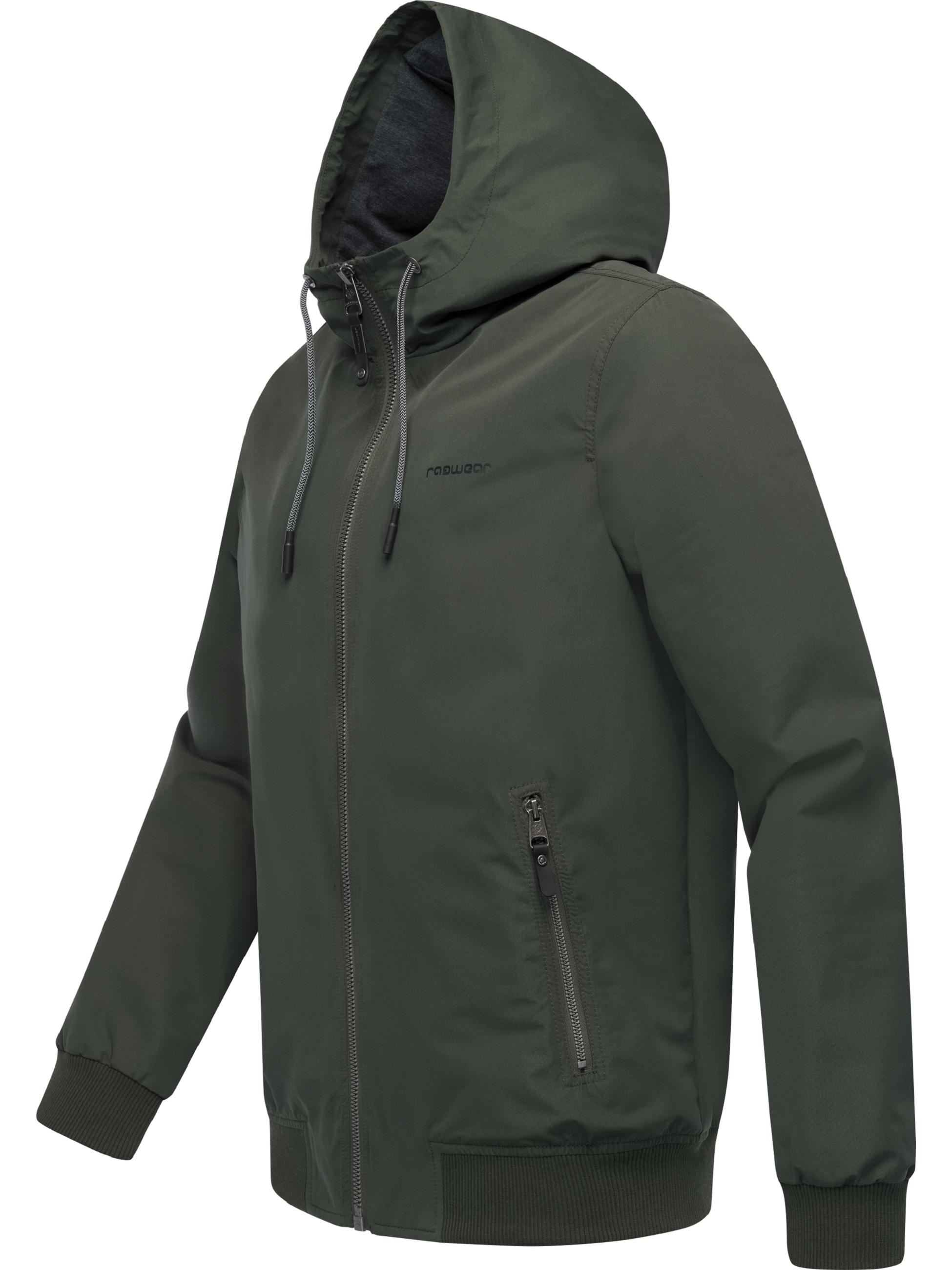 wasserdichte Übergangsjacke mit Kapuze "Perci" Dark Olive25