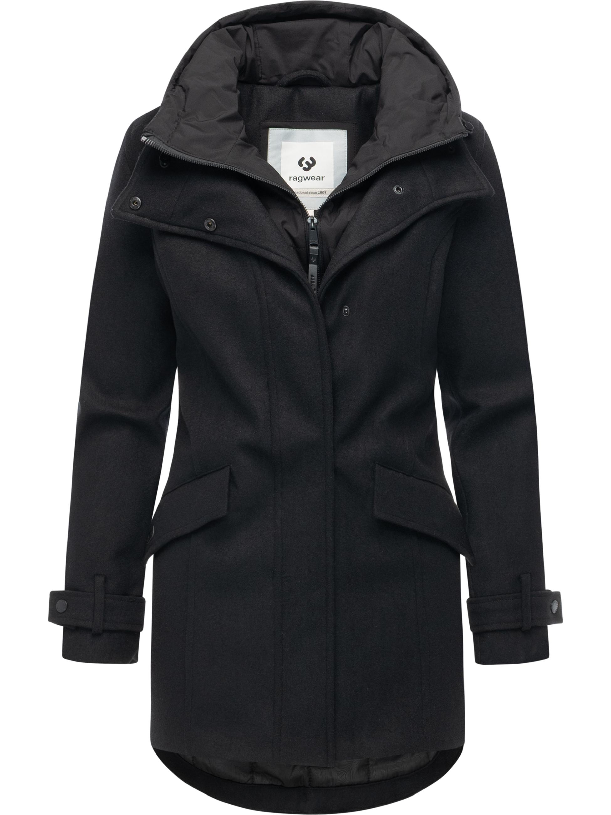 Winterparka in Wollmantel-Optik "Petuja Felt YOUMODO" Black