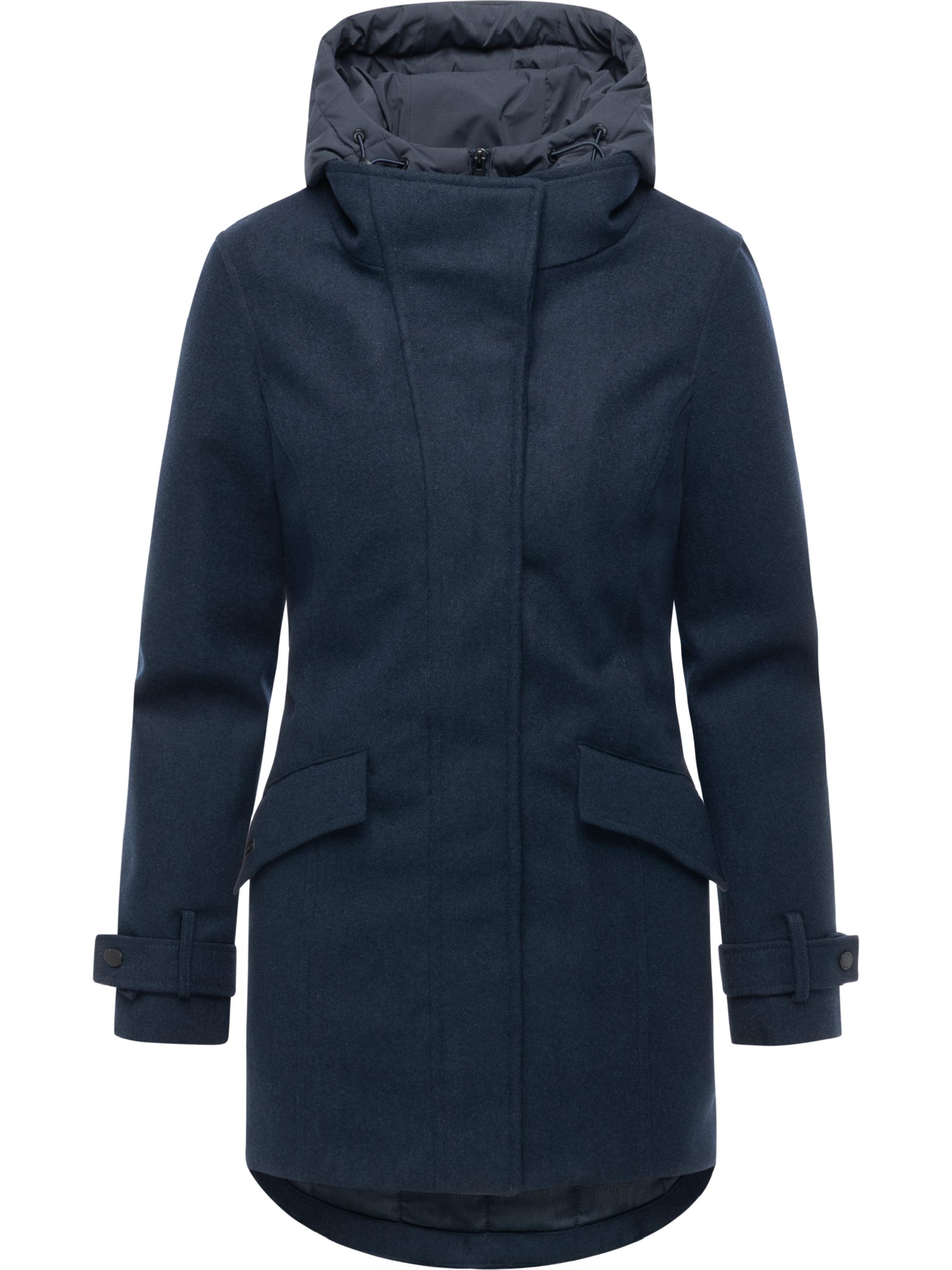 Winterparka in Wollmantel-Optik 
