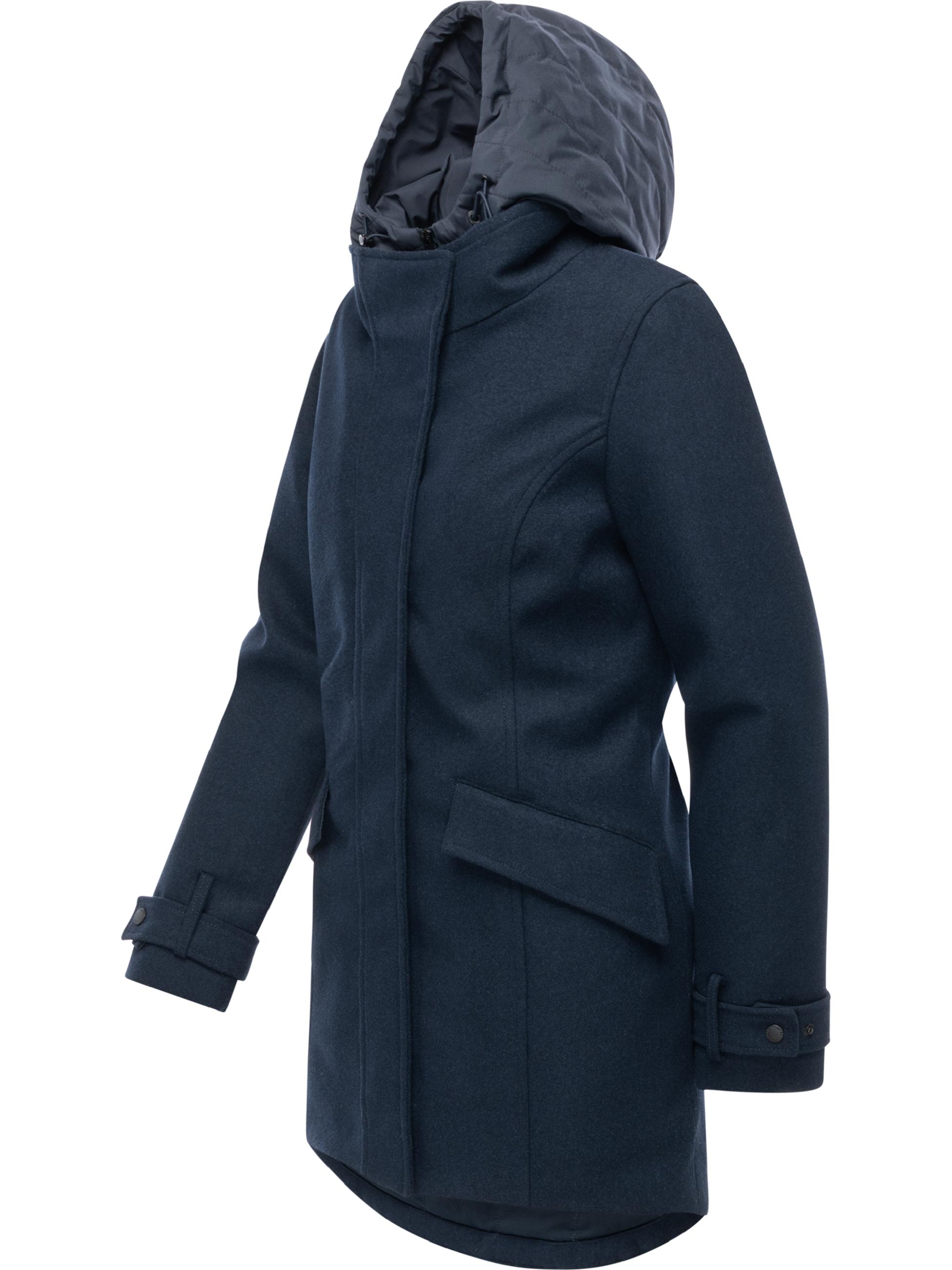 Winterparka in Wollmantel-Optik "Petuja Felt YOUMODO" Navy