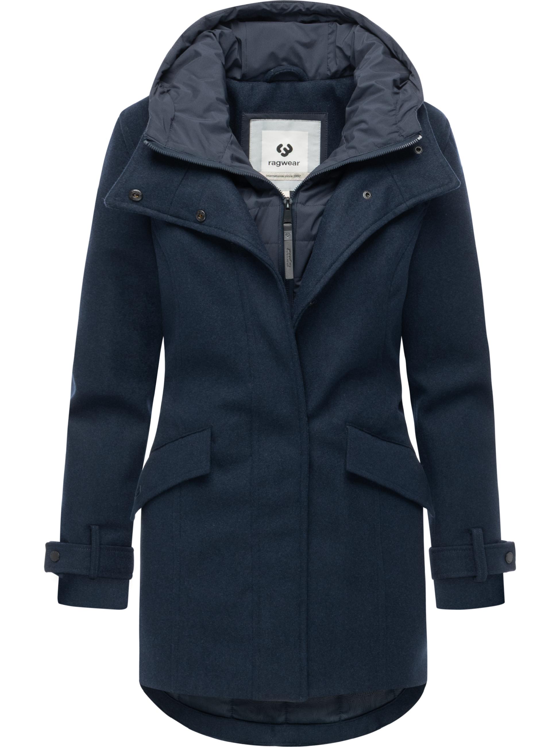 Winterparka in Wollmantel-Optik "Petuja Felt YOUMODO" Navy