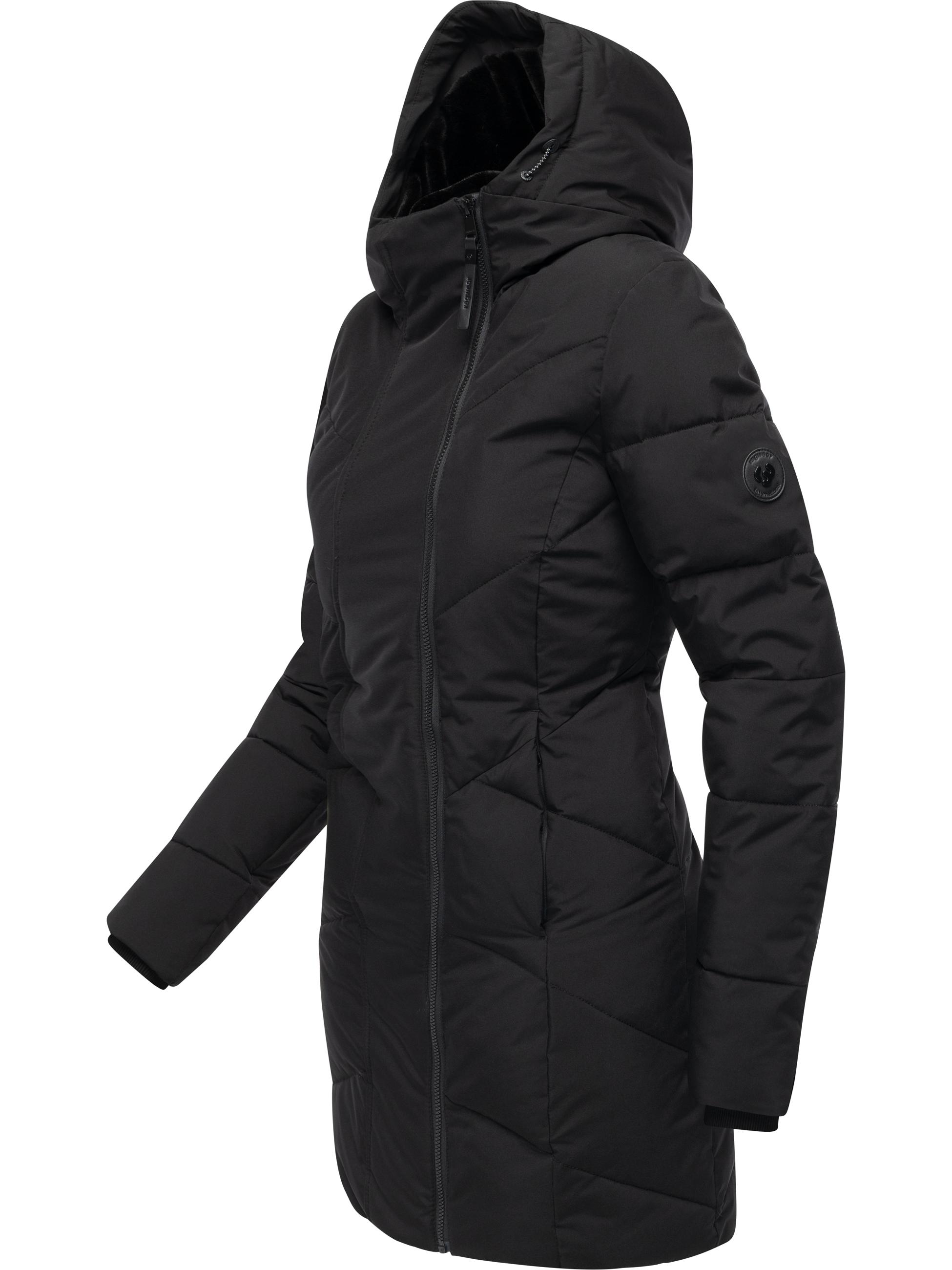 Wasserdichter Kurzmantel mit Kapuze "Pevilla YOUMODO" Black