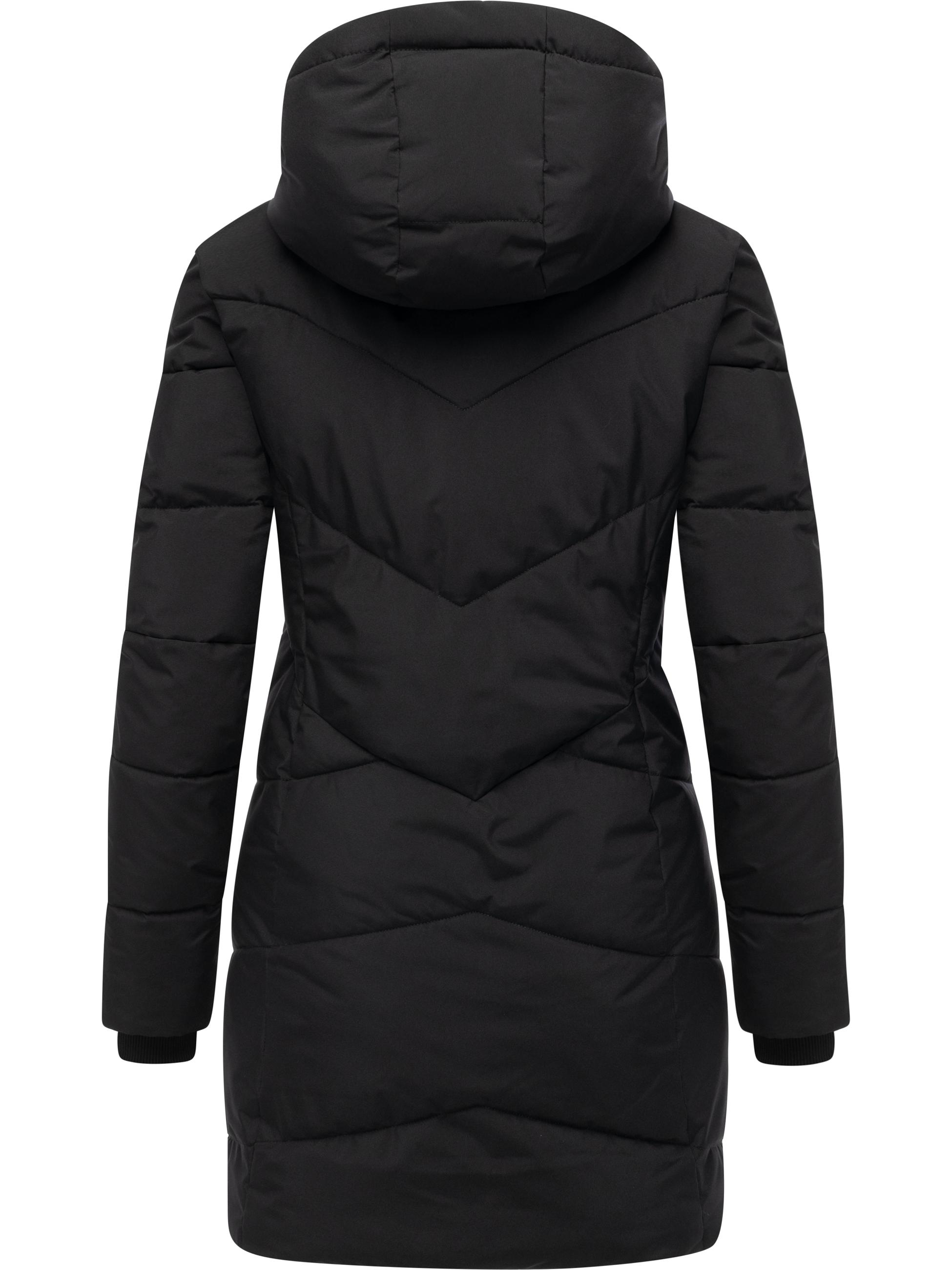 Wasserdichter Kurzmantel mit Kapuze "Pevilla YOUMODO" Black