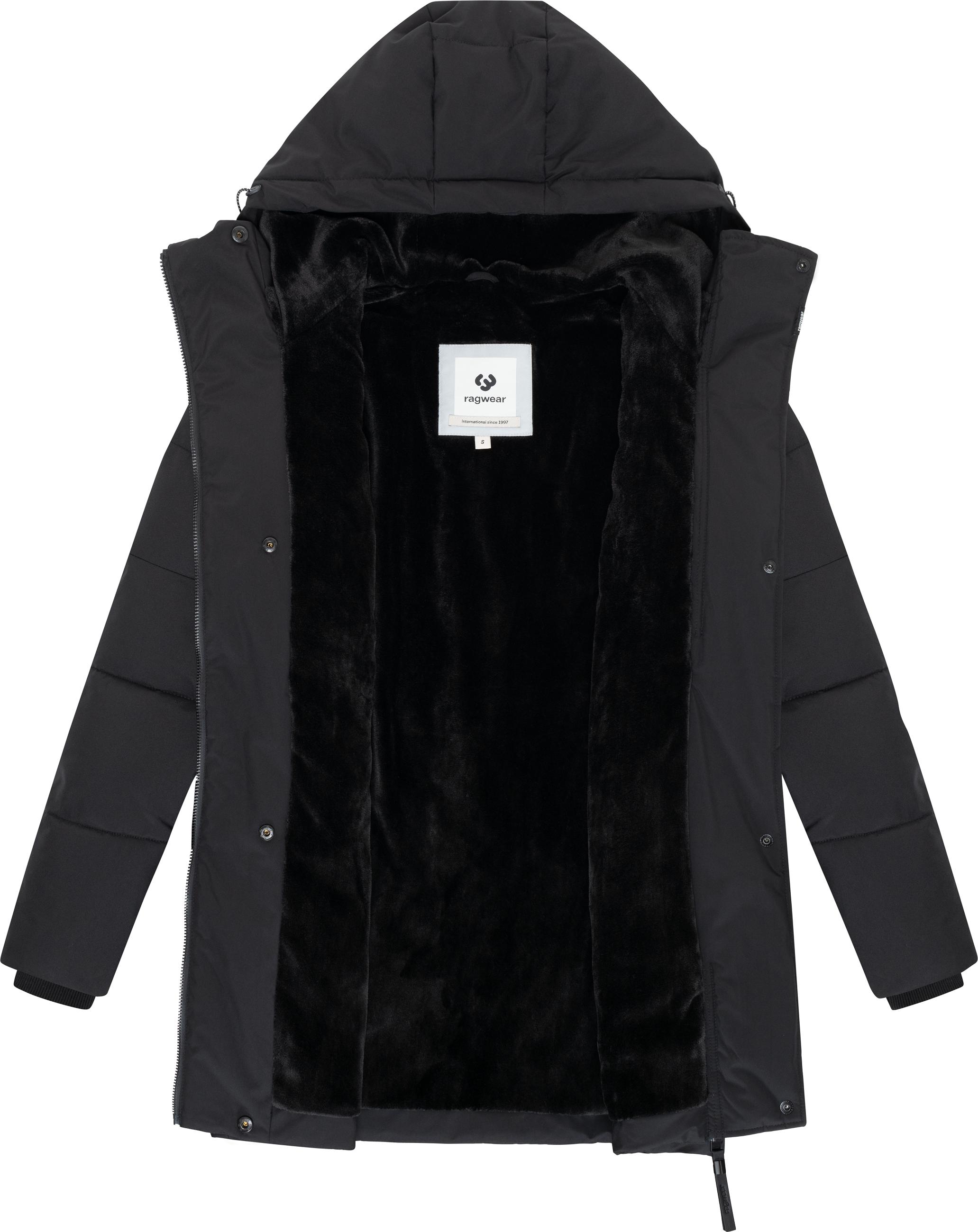 Wasserdichter Kurzmantel mit Kapuze "Pevilla YOUMODO" Black