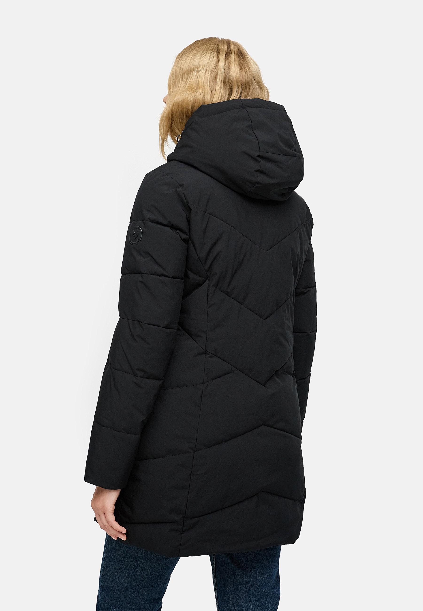 Wasserdichter Kurzmantel mit Kapuze "Pevilla YOUMODO" Black