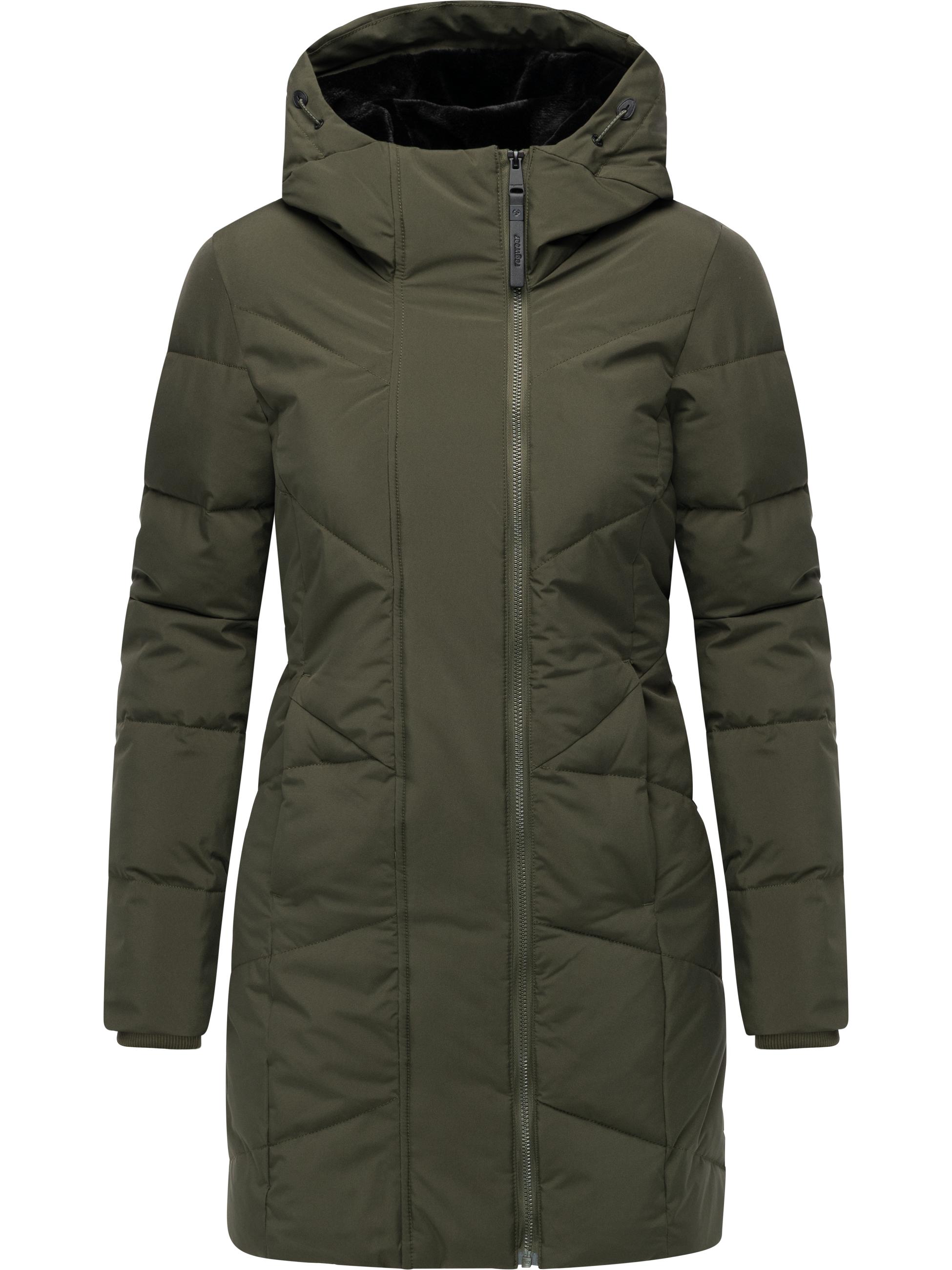 Wasserdichter Kurzmantel mit Kapuze "Pevilla YOUMODO" Dark Olive
