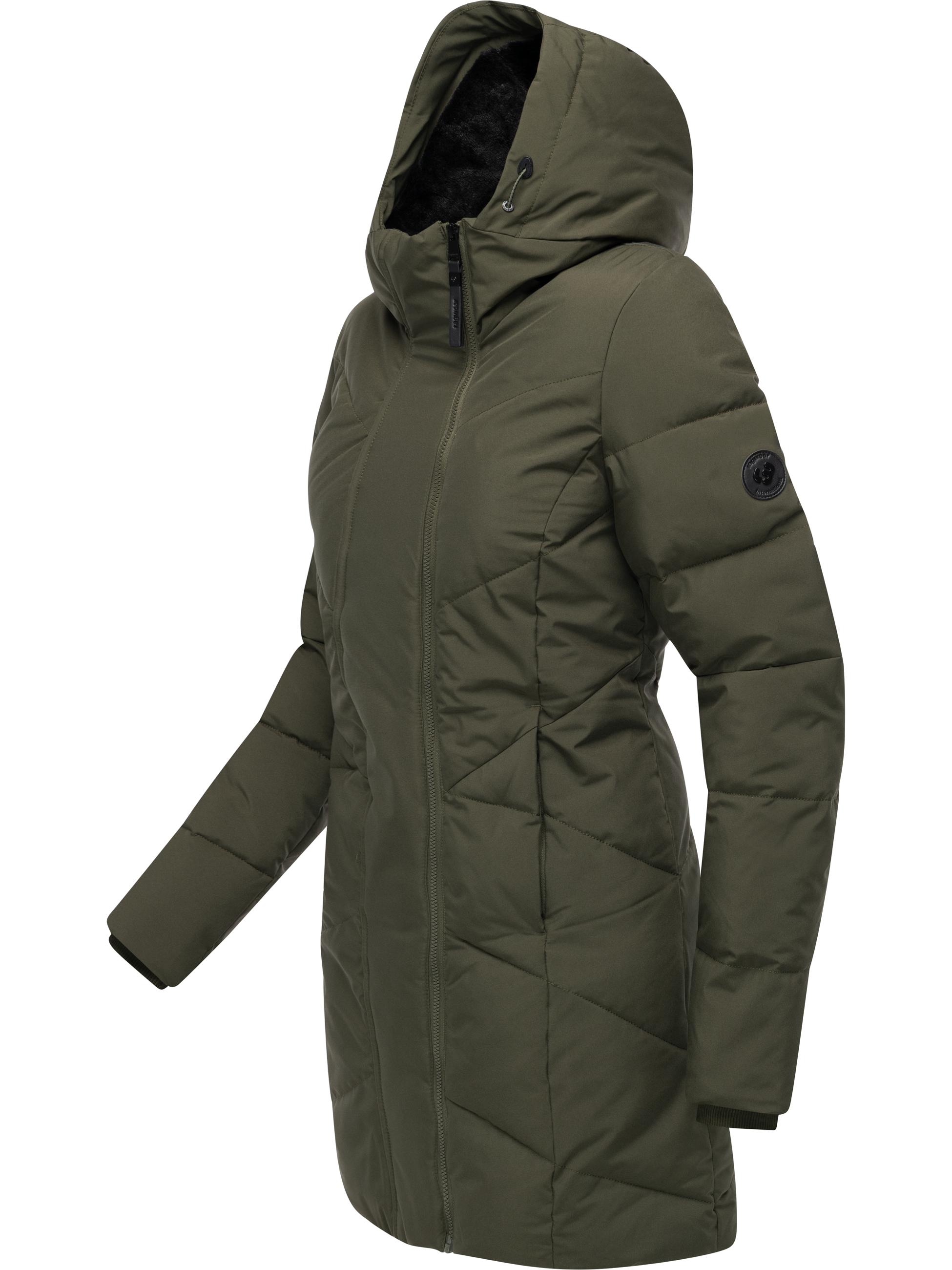 Wasserdichter Kurzmantel mit Kapuze "Pevilla YOUMODO" Dark Olive