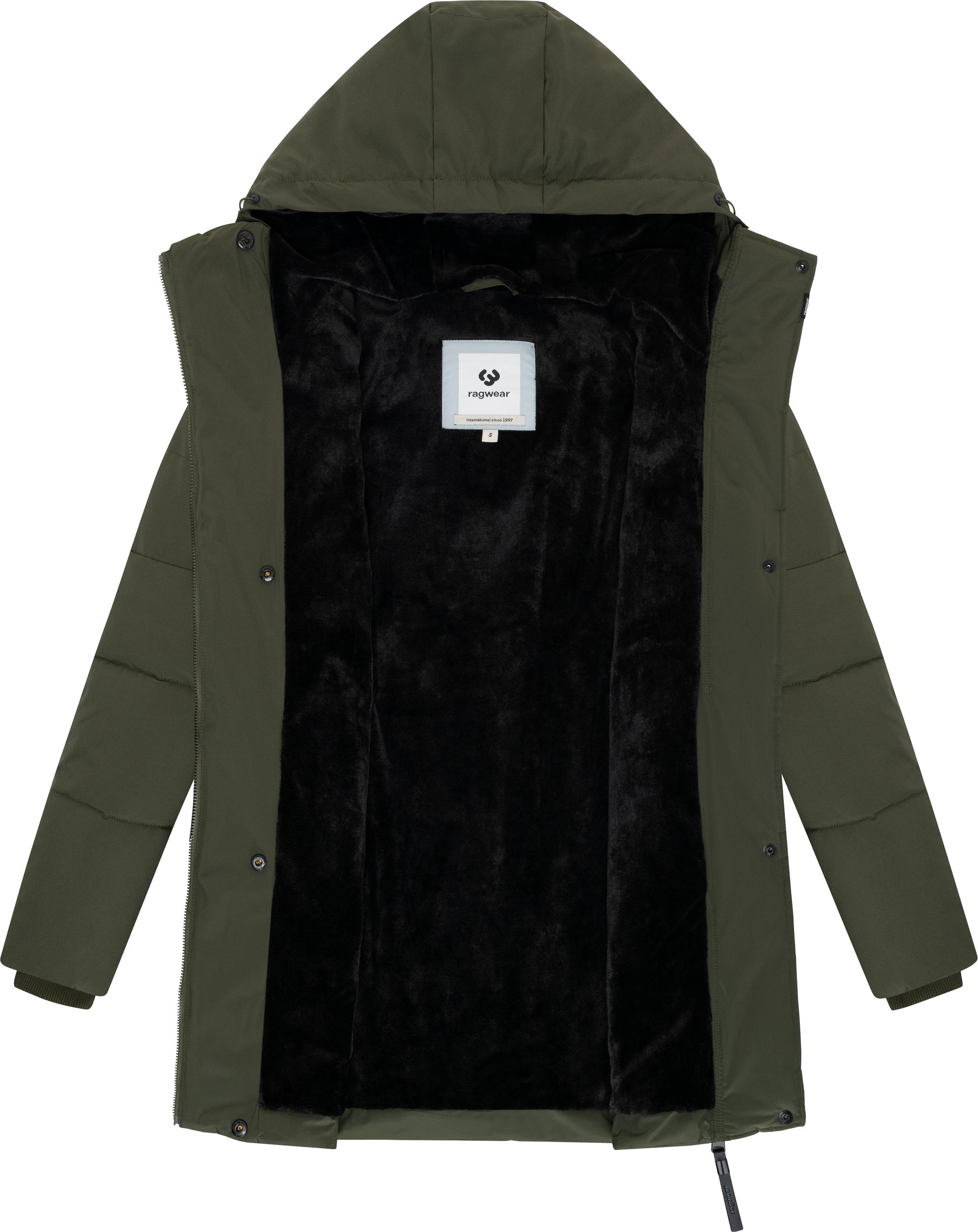 Wasserdichter Kurzmantel mit Kapuze "Pevilla YOUMODO" Dark Olive