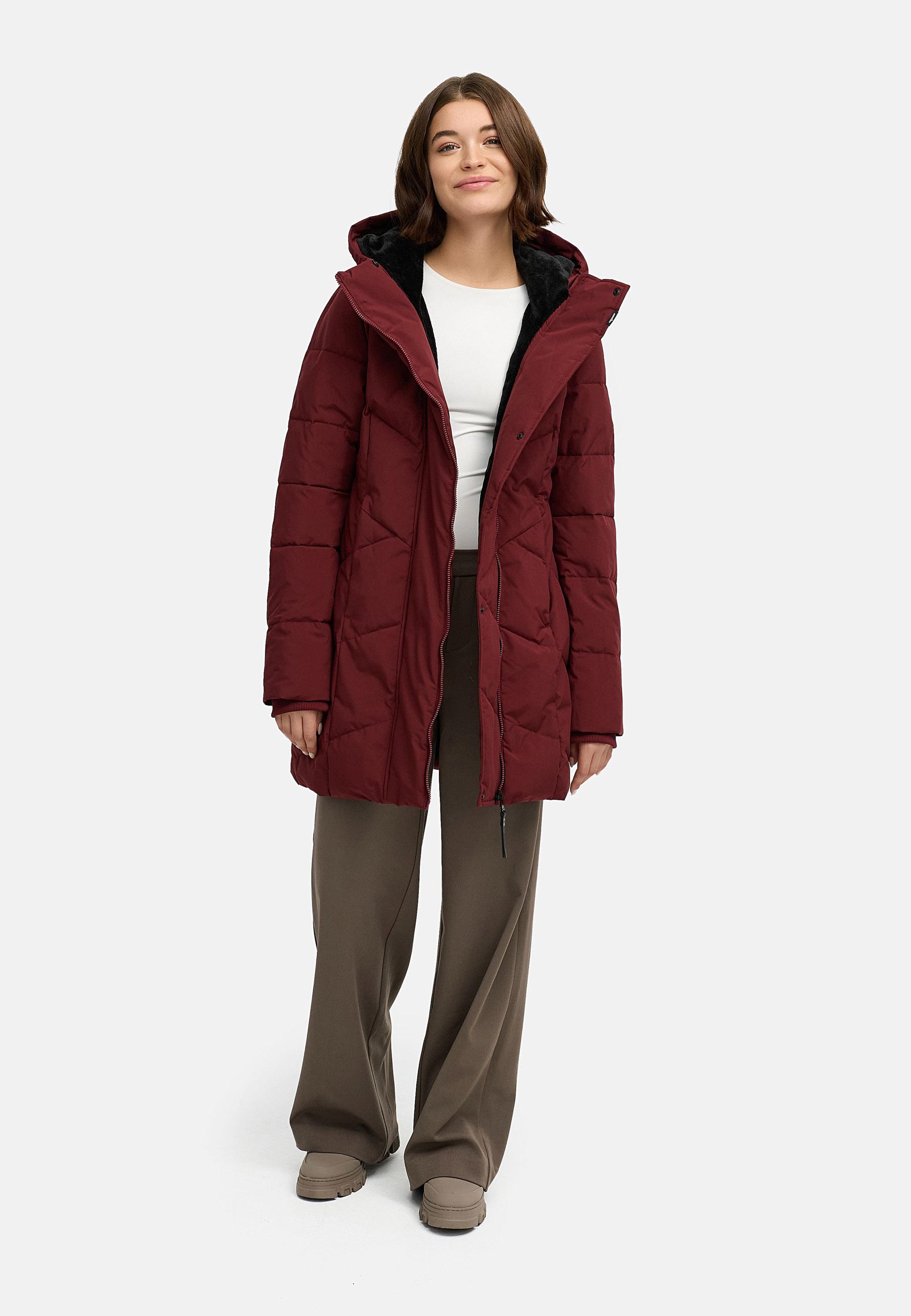 Wasserdichter Kurzmantel mit Kapuze "Pevilla YOUMODO" Wine Red