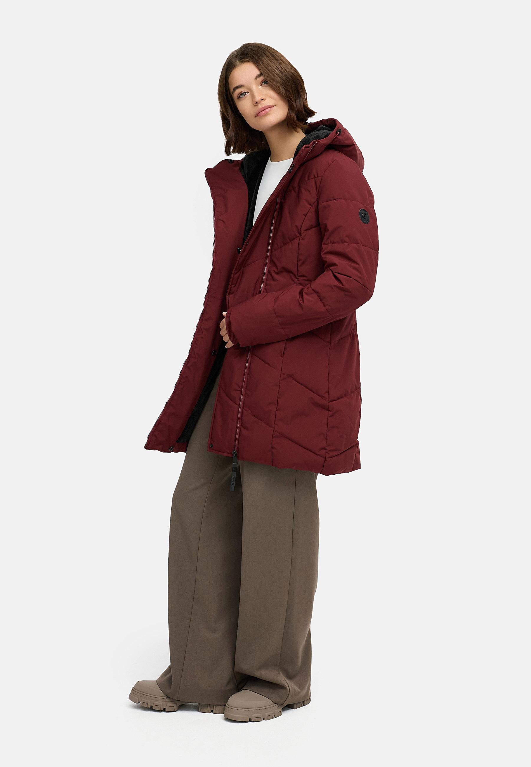 Wasserdichter Kurzmantel mit Kapuze "Pevilla YOUMODO" Wine Red