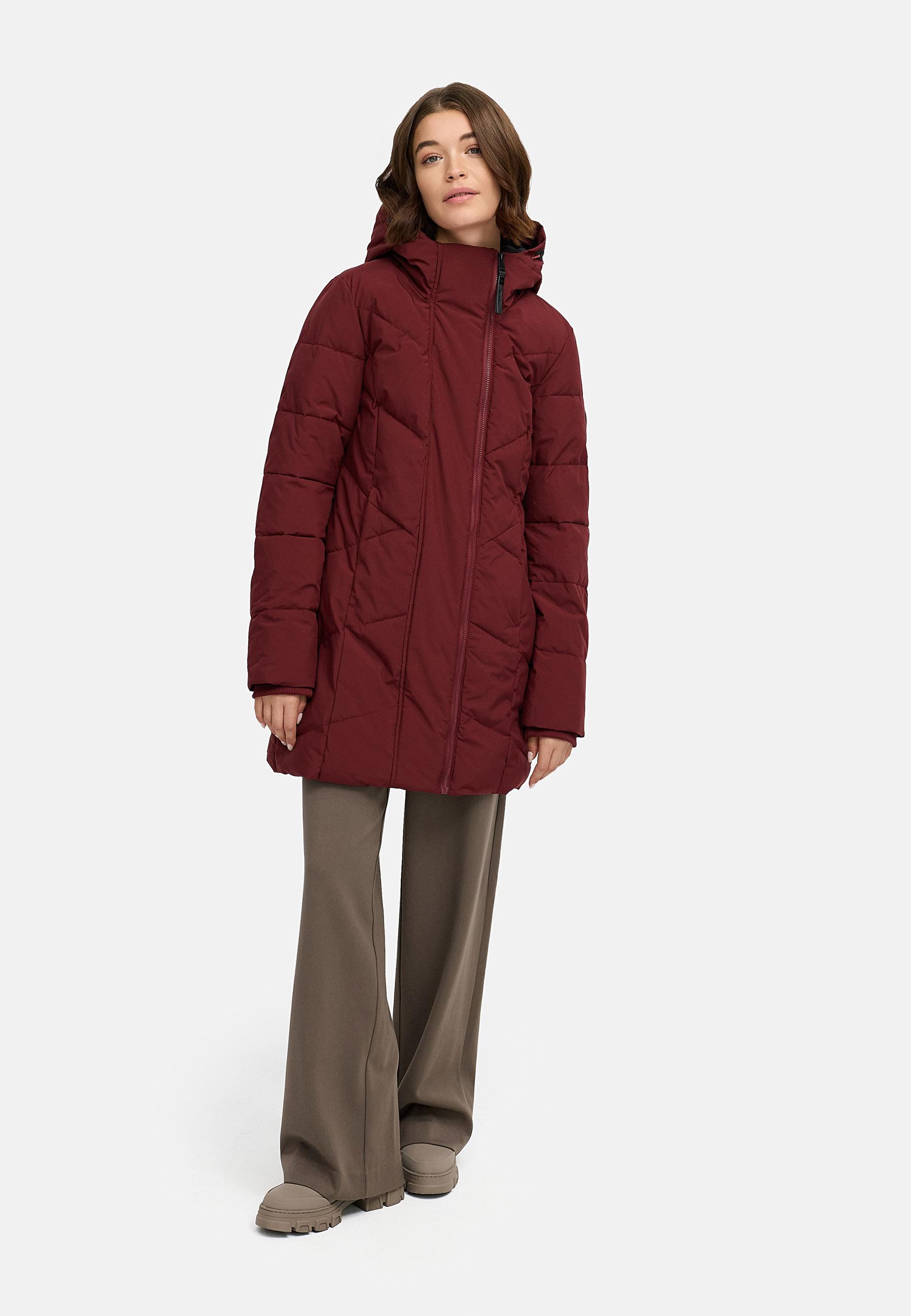 Wasserdichter Kurzmantel mit Kapuze "Pevilla YOUMODO" Wine Red