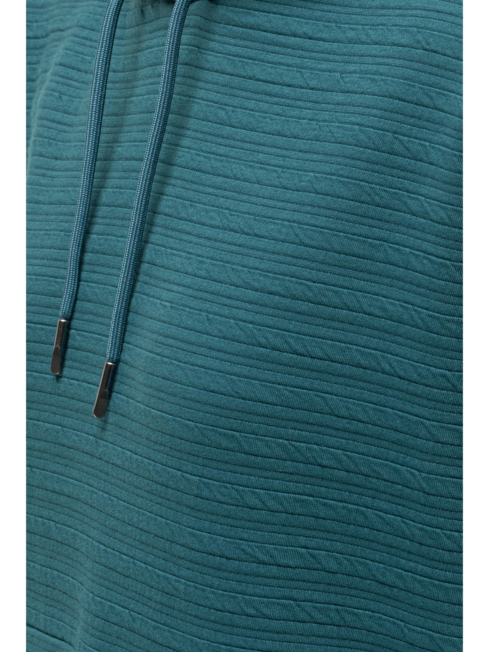 Leichter Hoodie mit verstellbarer Kapuze "Pirita Crepe" Ocean Green