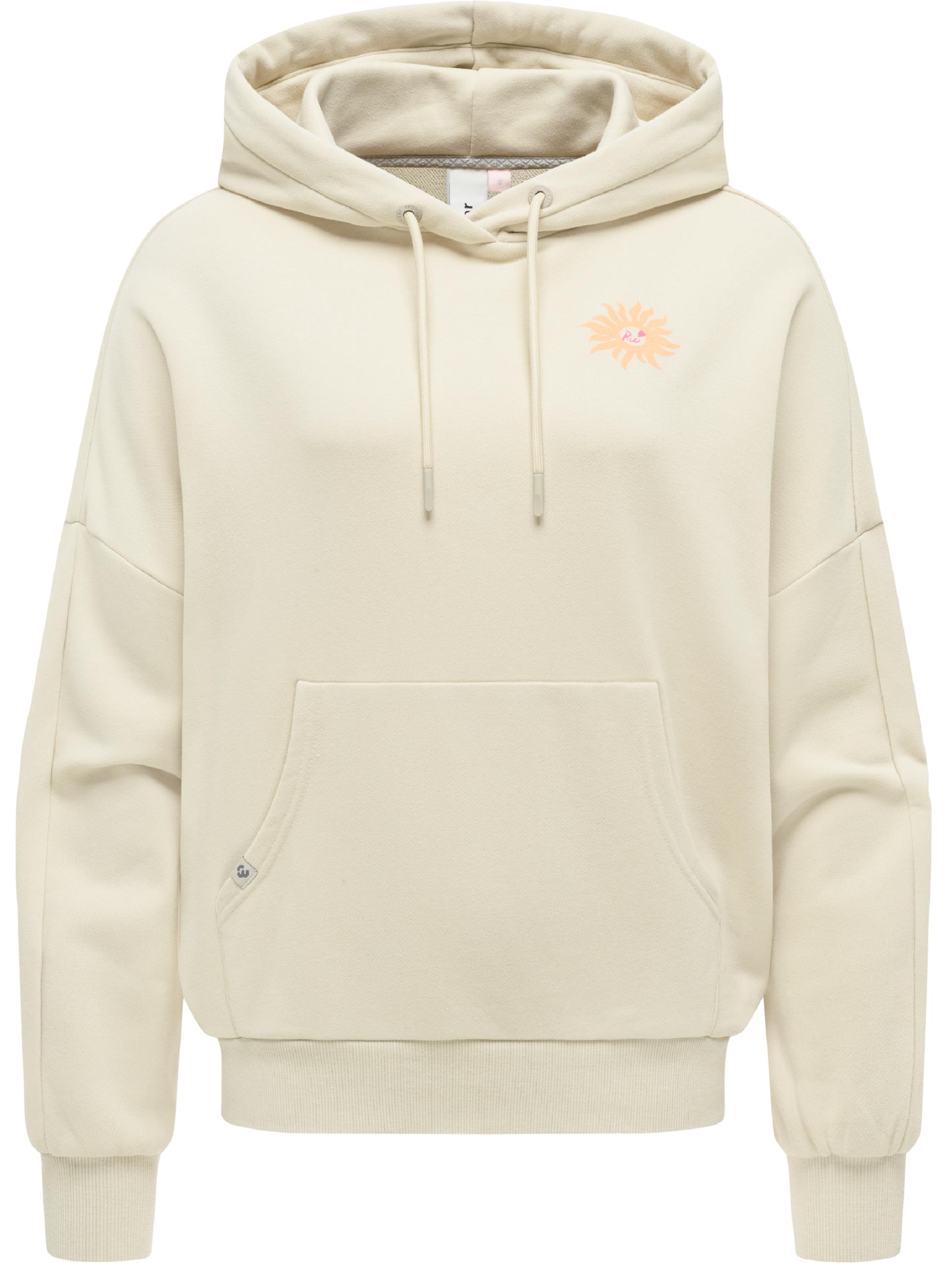 oversized Hoodie mit Print-Akzenten "Pirita PP" Ecru