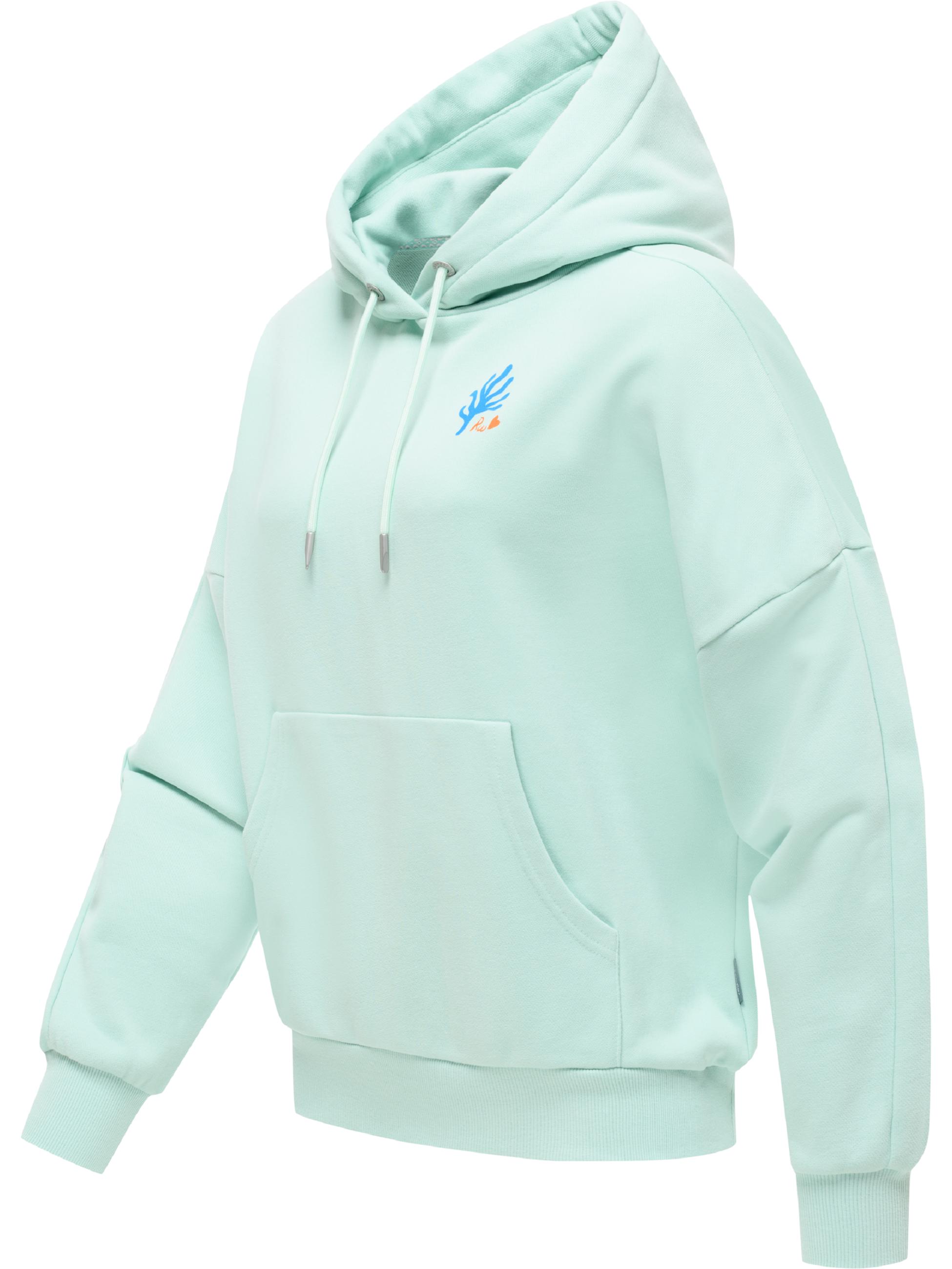 oversized Hoodie mit Print-Akzenten "Pirita PP" Mint