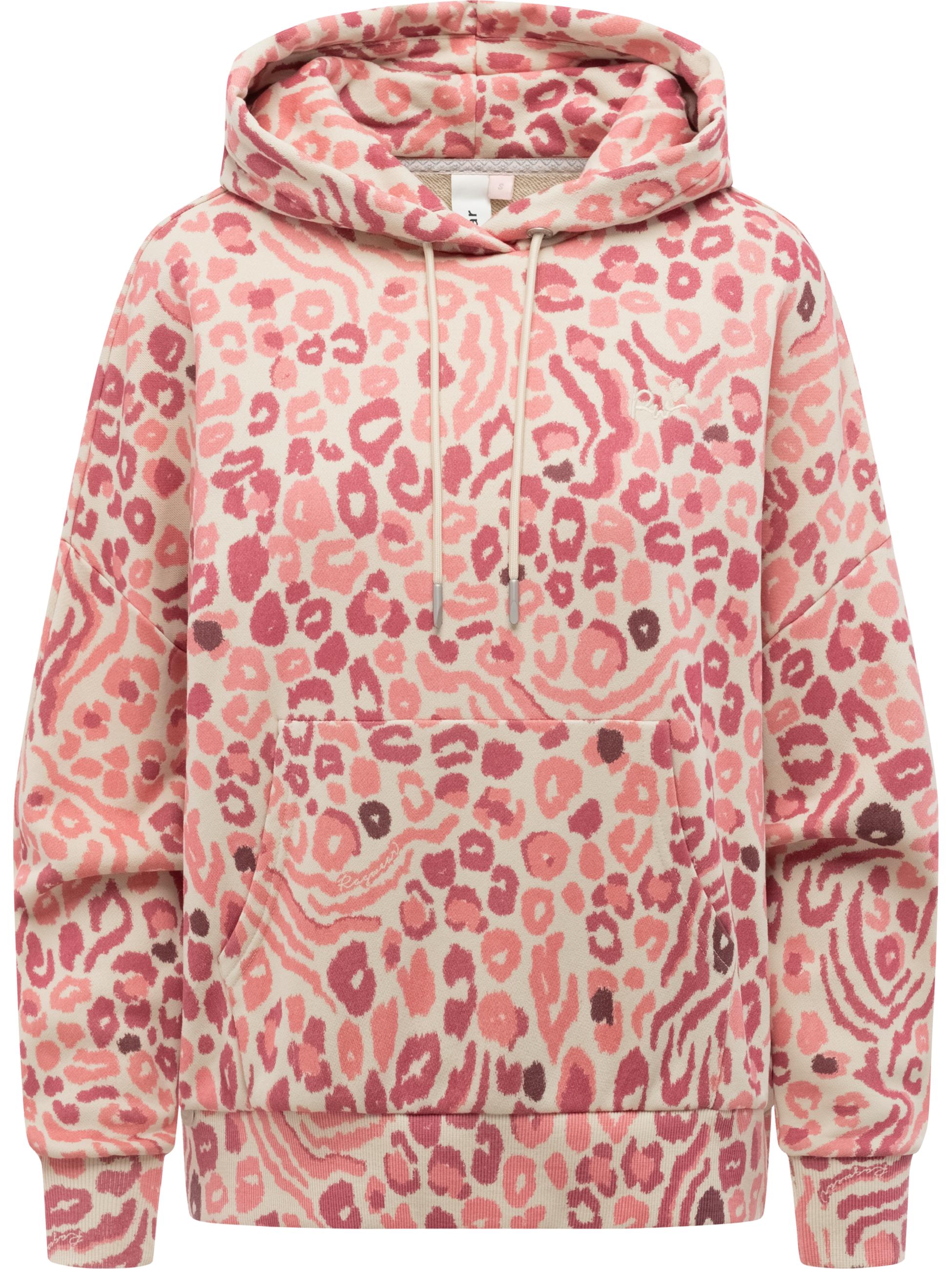 Hoodie mit verstellbarer Kapuze "Pirita Print" Pink26