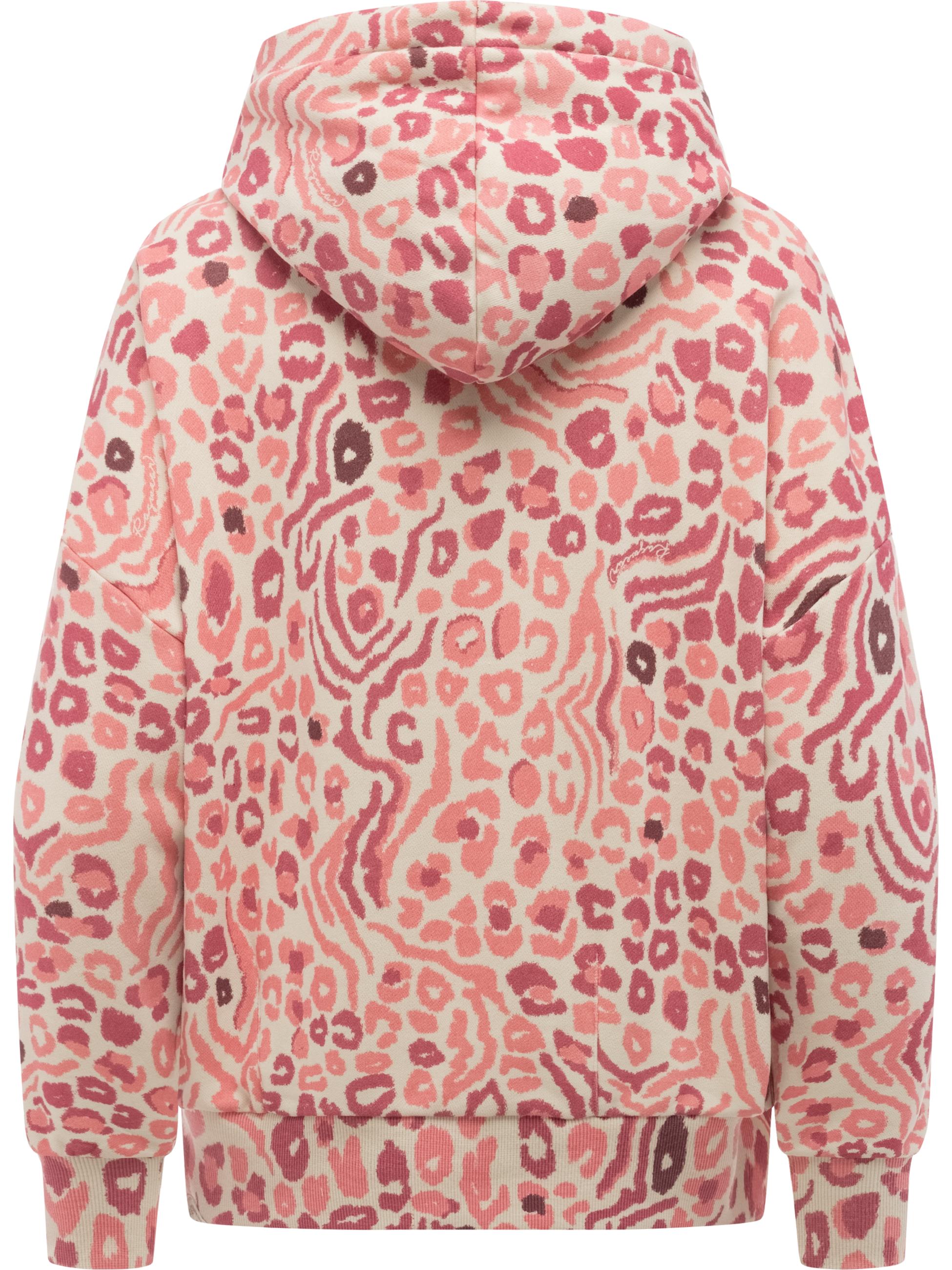 Hoodie mit verstellbarer Kapuze "Pirita Print" Pink26