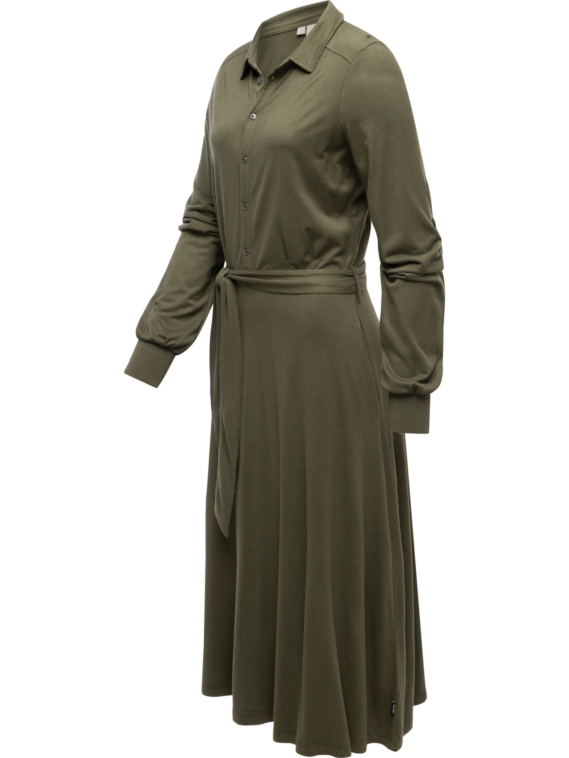 Blusenkleid "Plantee" Dark Olive