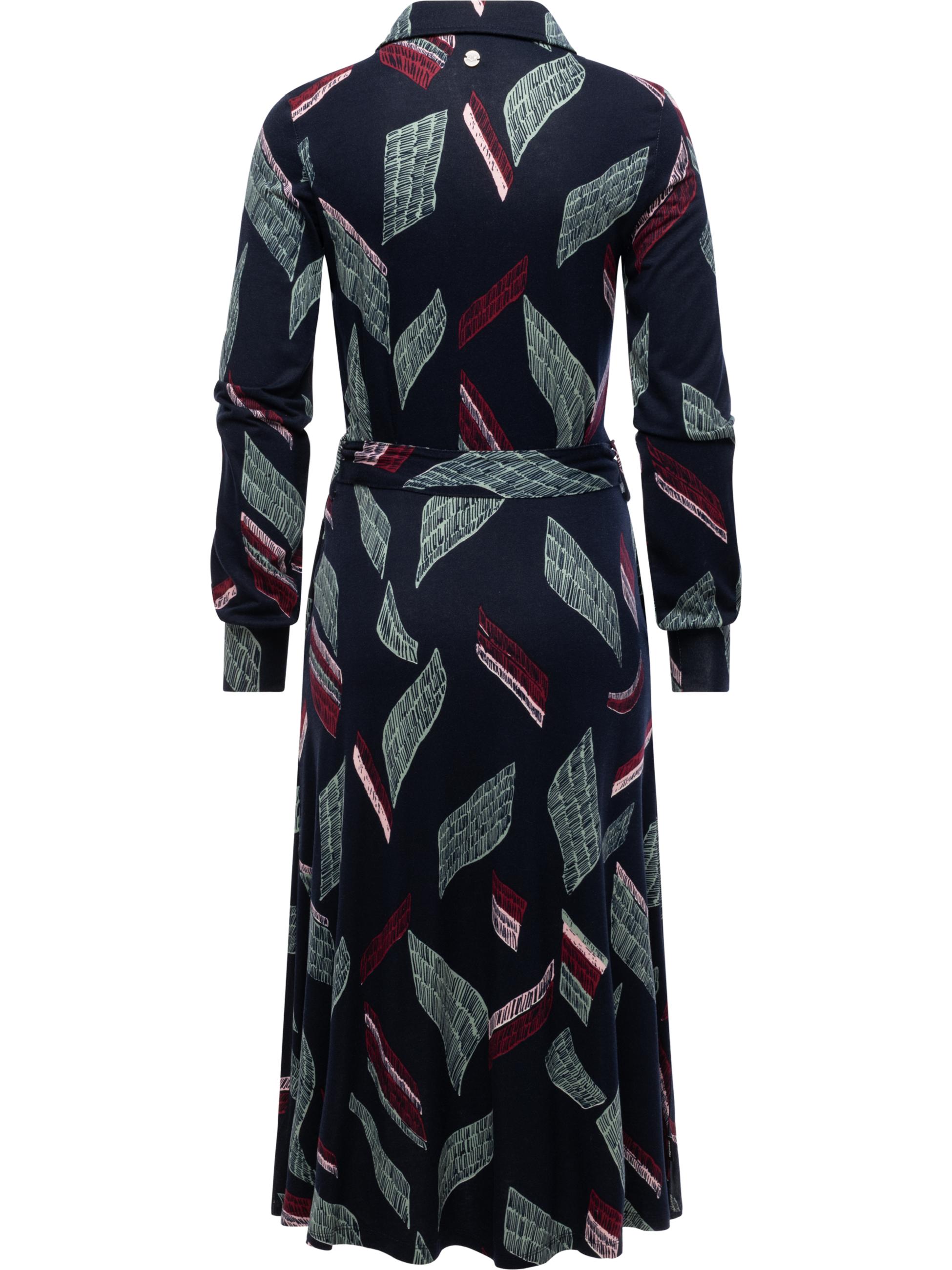Kleid "Plantee Print" Navy