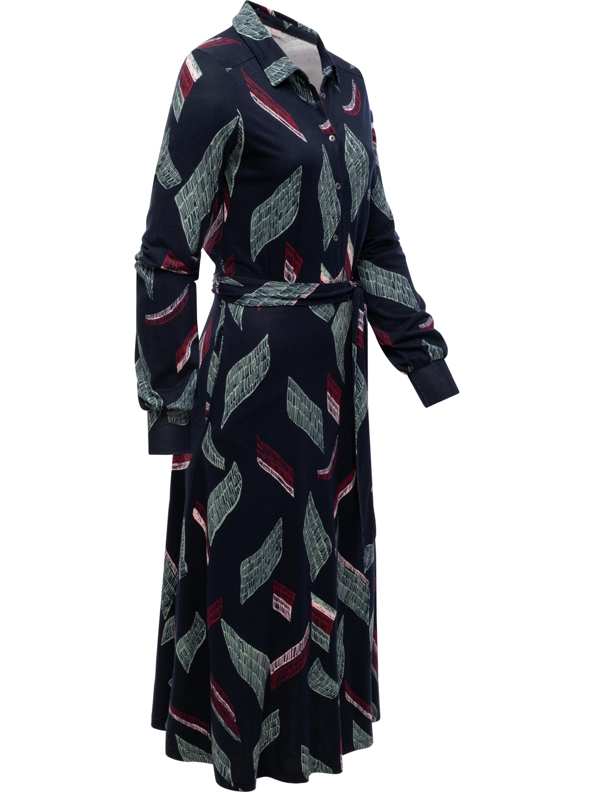 Kleid "Plantee Print" Navy